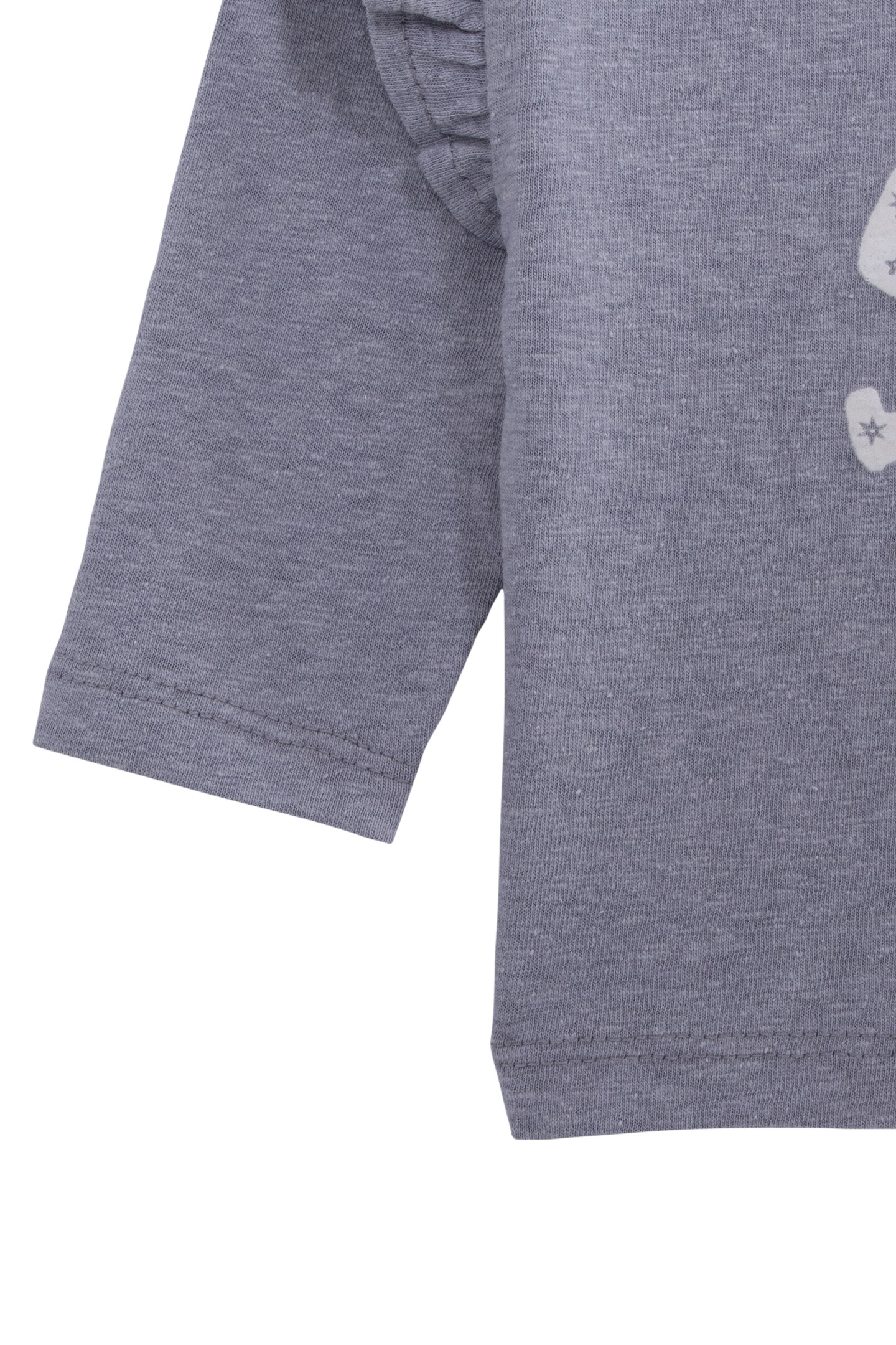 BLUE T-SHIRT FLOCKED WITH BABY GIRL MESSAGE 6