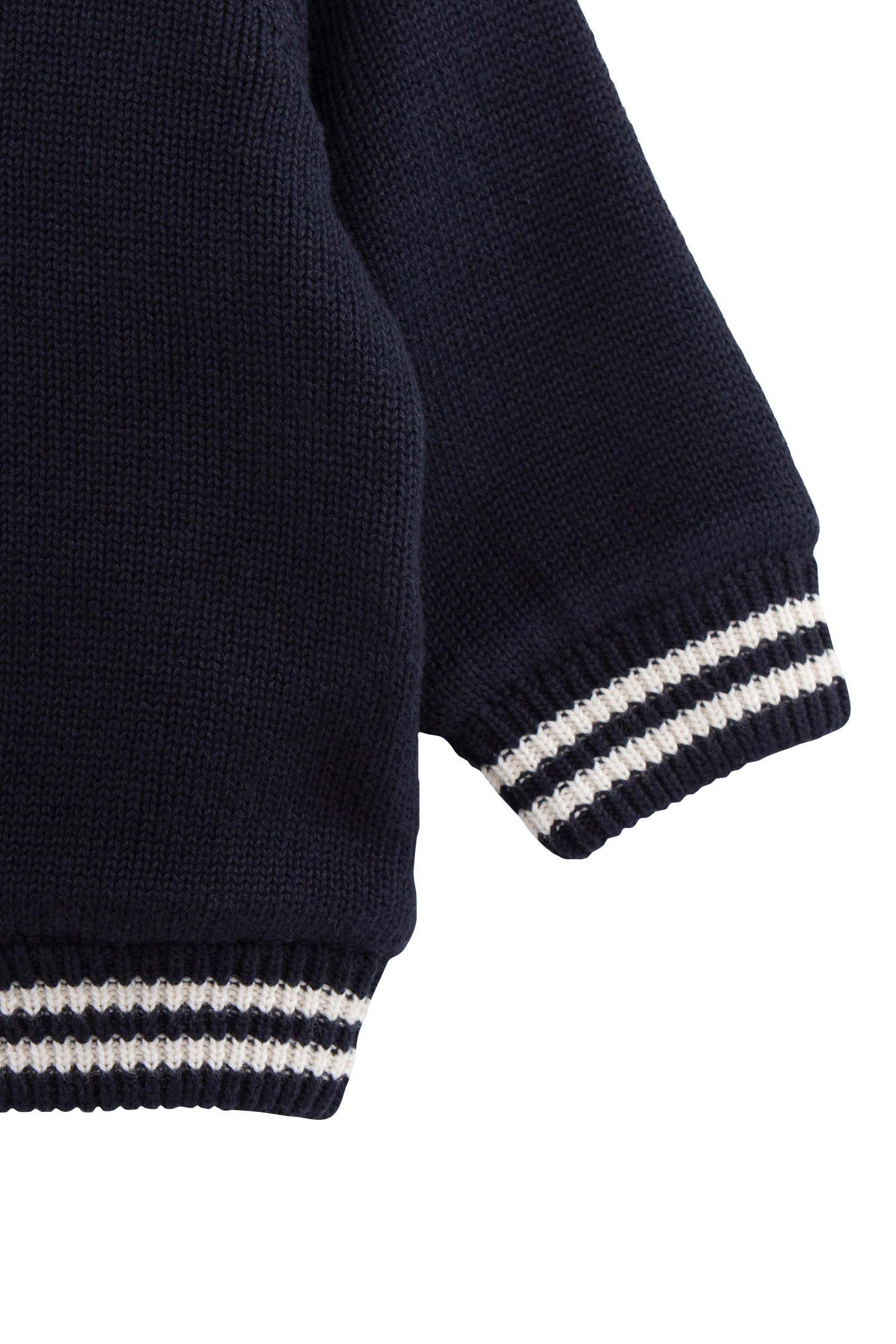 BABY BOY REVERSIBLE CAMEL AND NAVY CARDIGAN 5