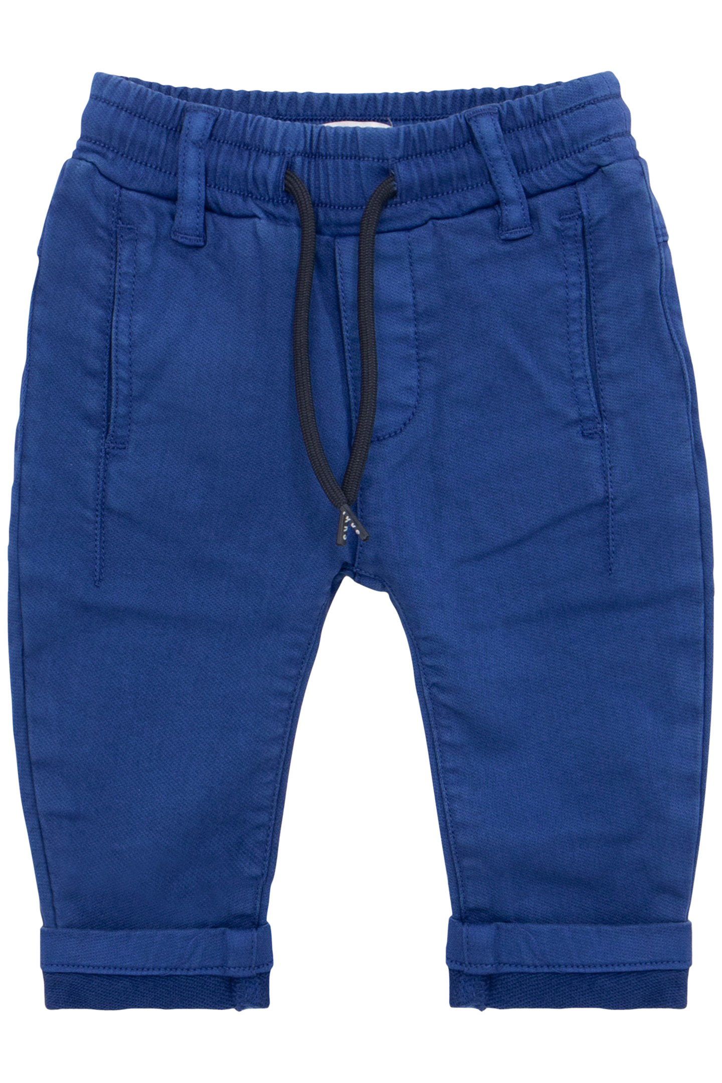 BABY BOY'S COMFORT BLUE ELASTICATED WAIST UPCYCLED JEANS 1