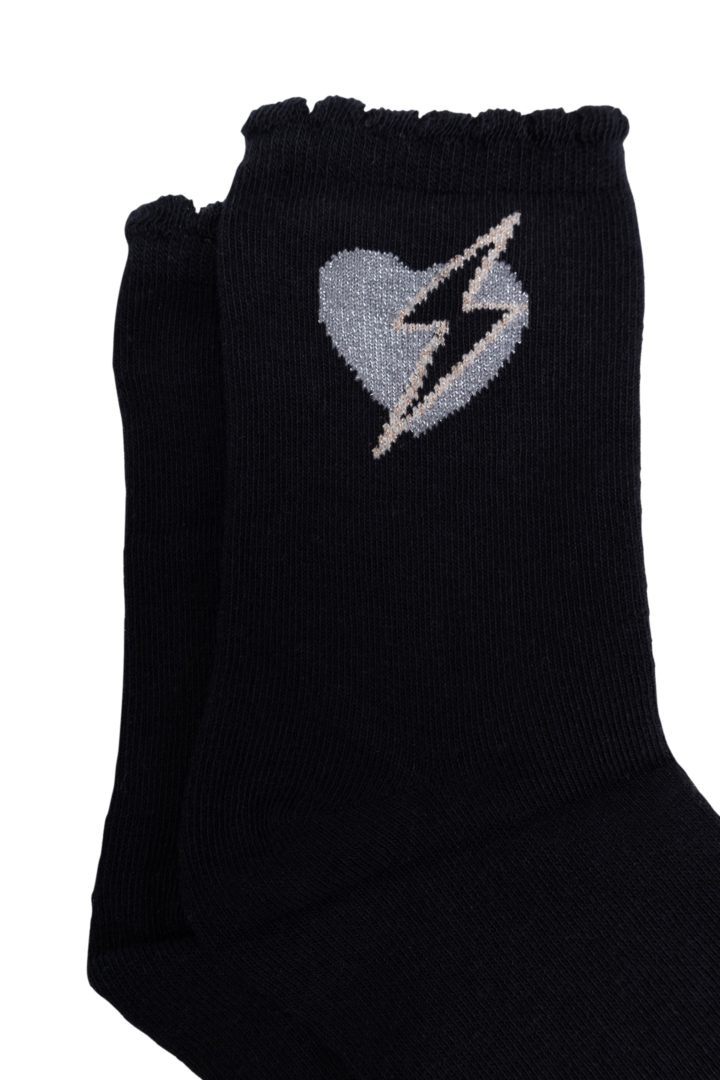 PINK, GOLD AND BLACK GIRLS' SOCKS 7