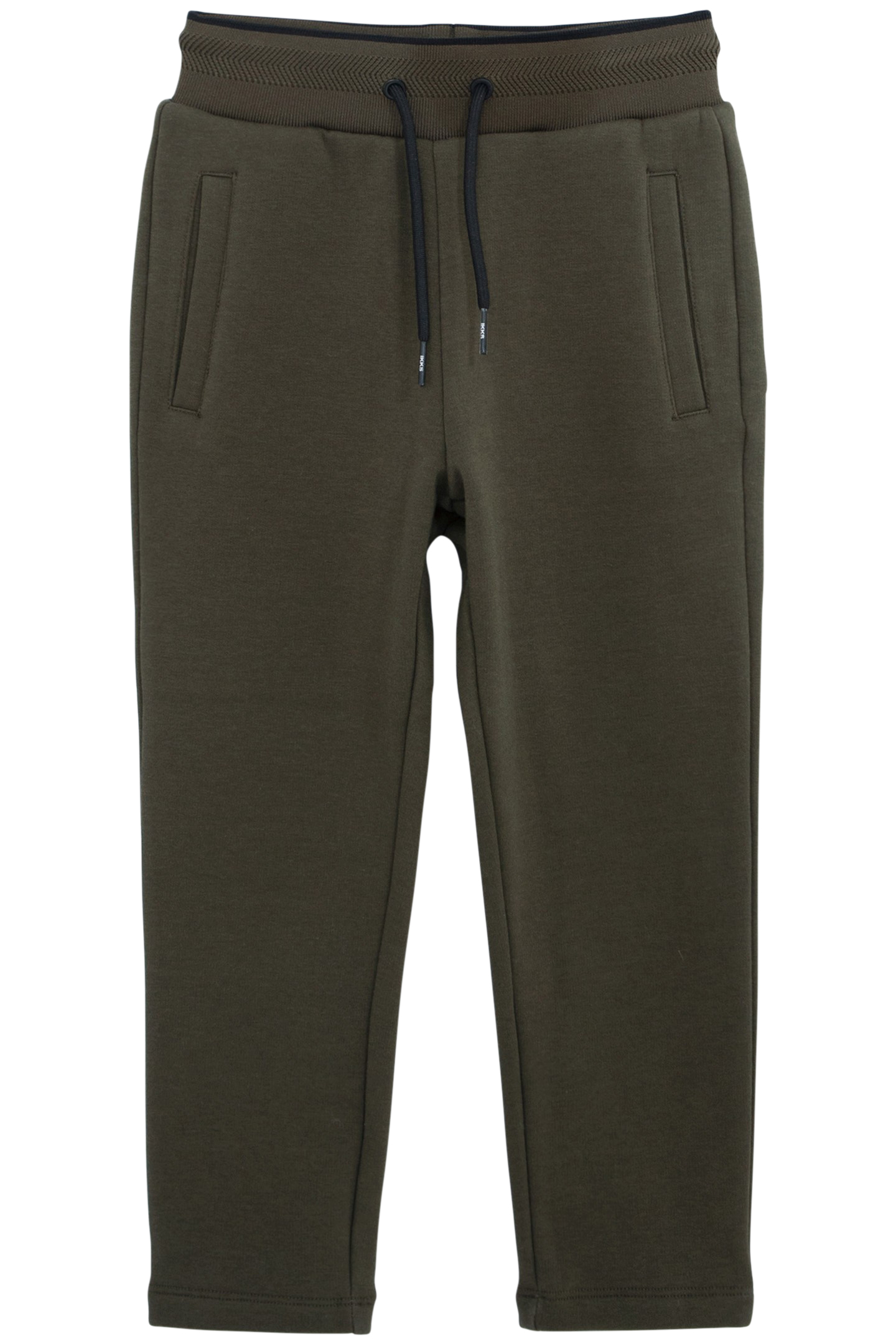 BOY'S HERRINGBONE KHAKI JOGGING SUIT 1