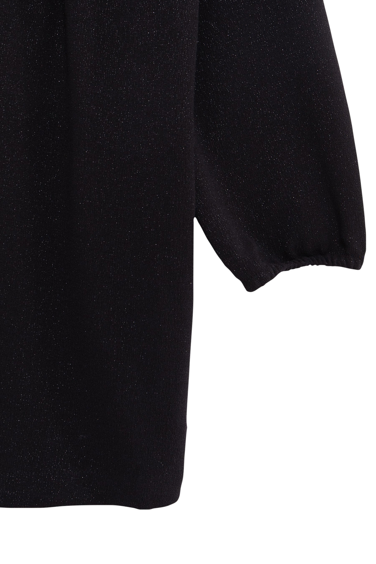 GIRL'S BLACK SEQUINED EMBROIDERED HEART DRESS 6