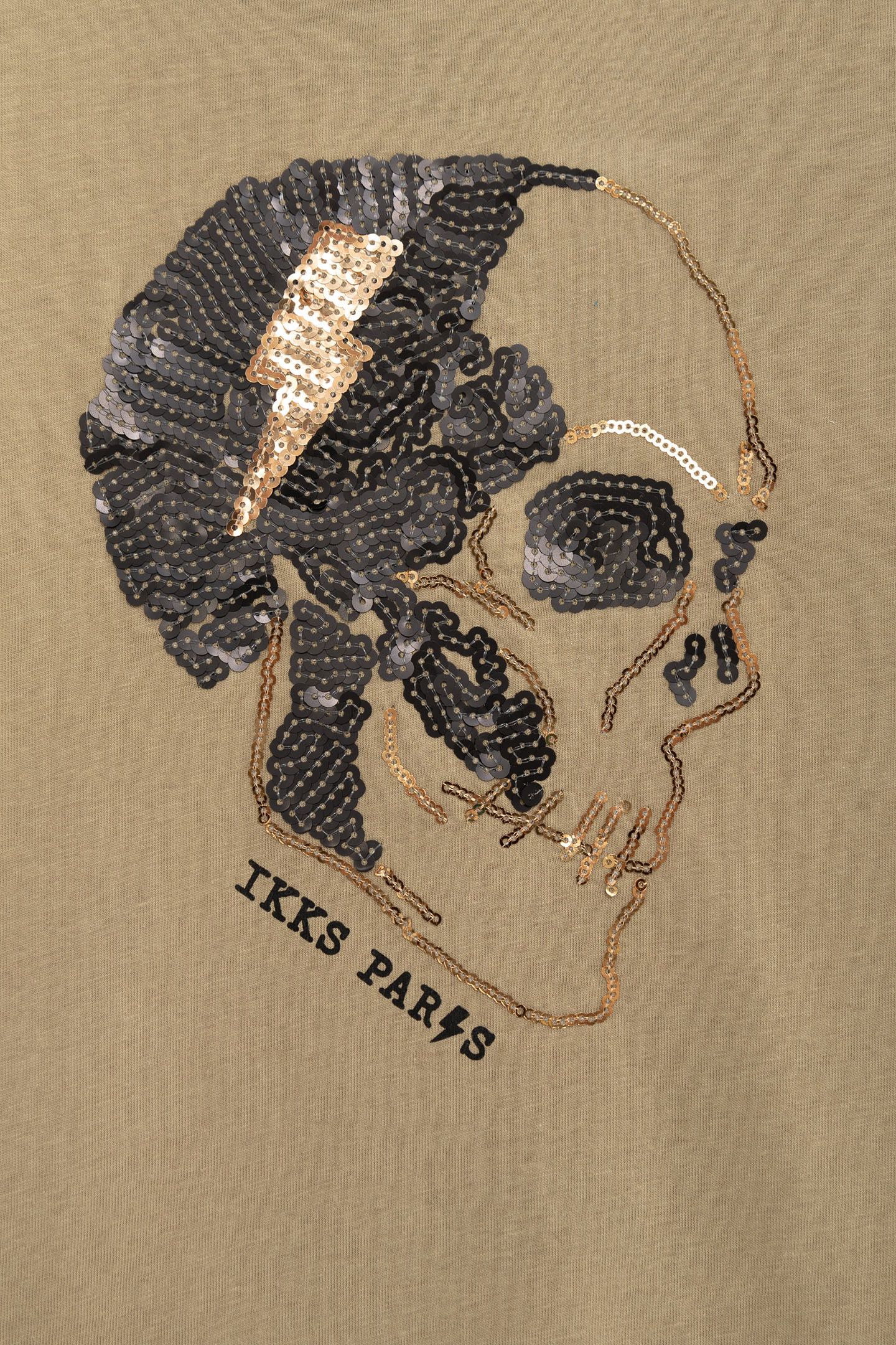 BOY'S CAMEL ORGANIC COTTON SKULL AND CROSSBONES T-SHIRT 5