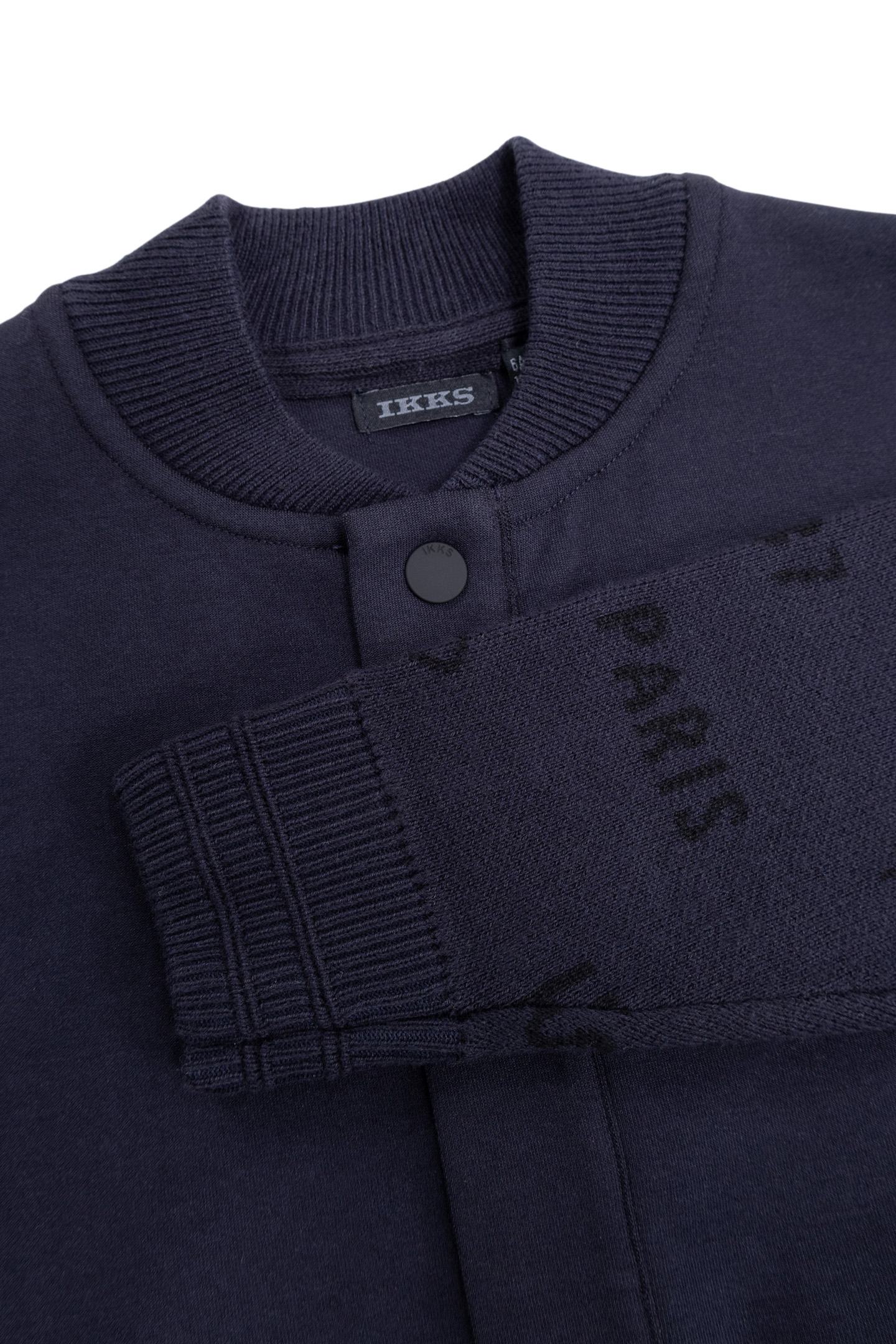 NAVY CARDIGAN SLEEVES KNIT LOGOS BOY 5