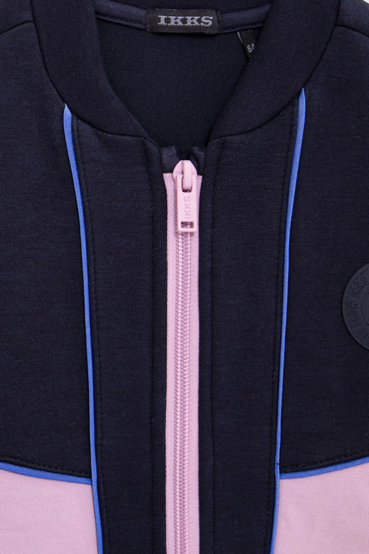 SPORTY NAVY ZIPPED CARDIGAN FOR GIRLS 5