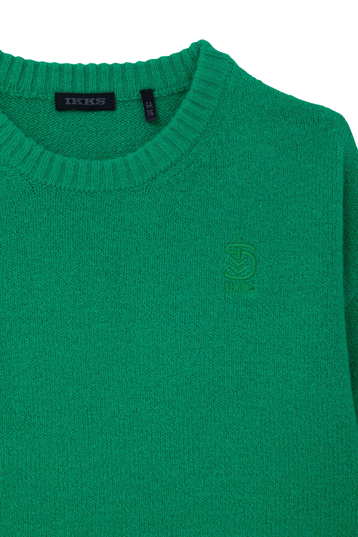 BOY'S GREEN FLUFFY KNIT SWEATER 3