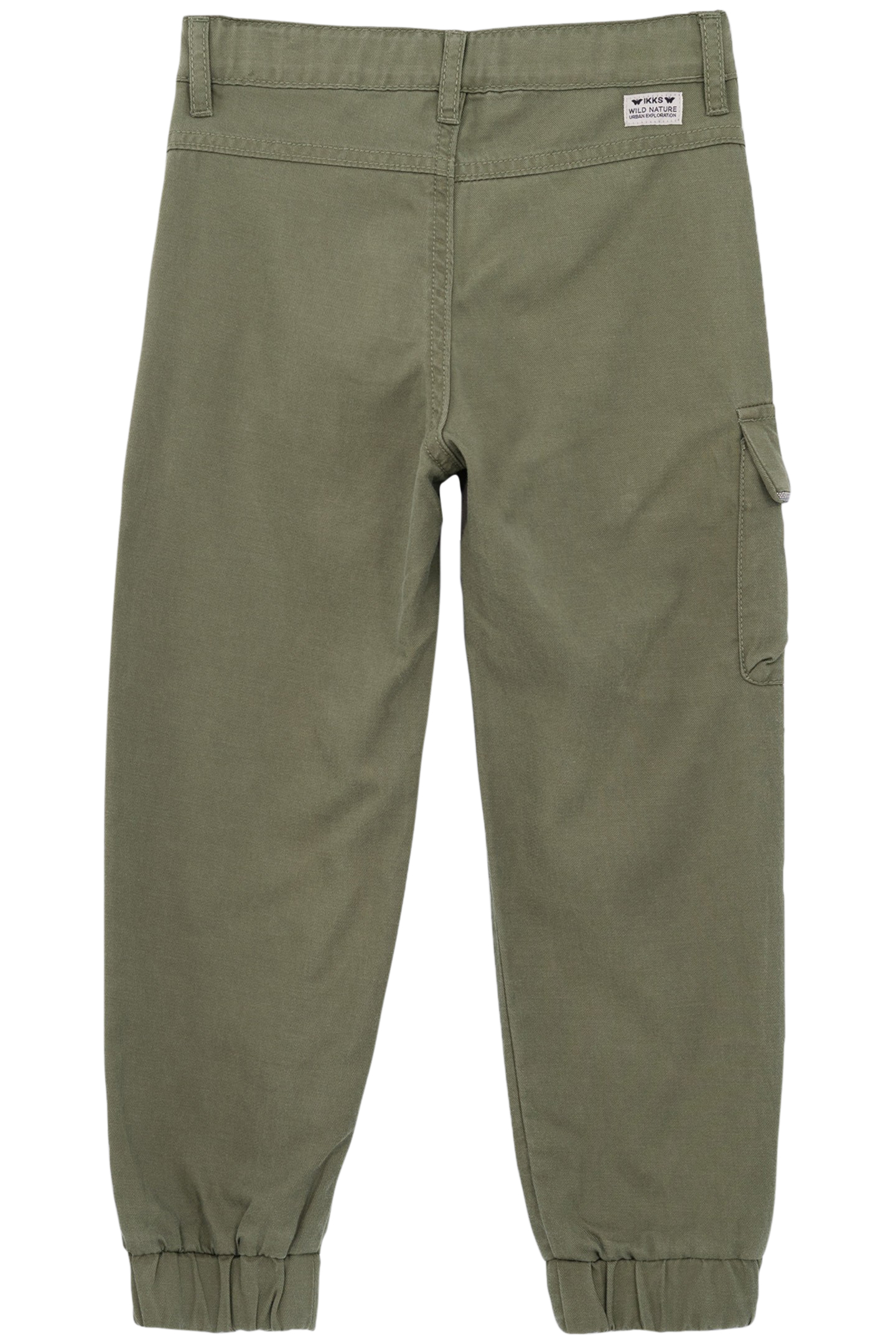 BATTLE PANTS KHAKI FANCY BRAID GIRL'S POCKET 2