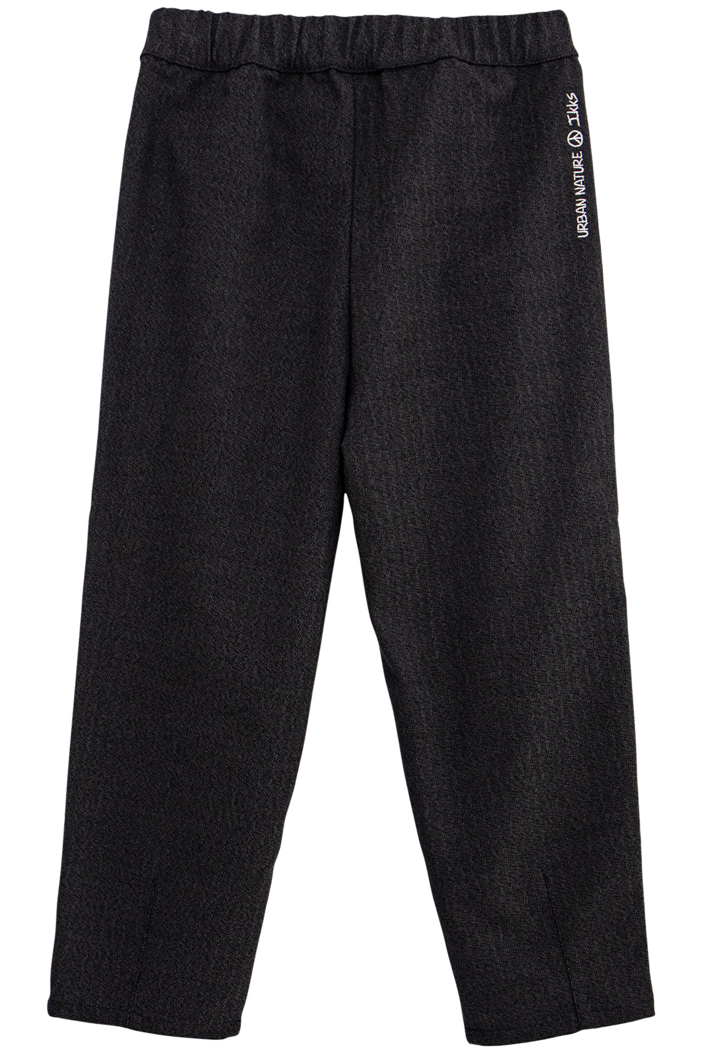 GIRL'S BLACK FAUX-UNI JEWEL-RIBBON PANTS 2