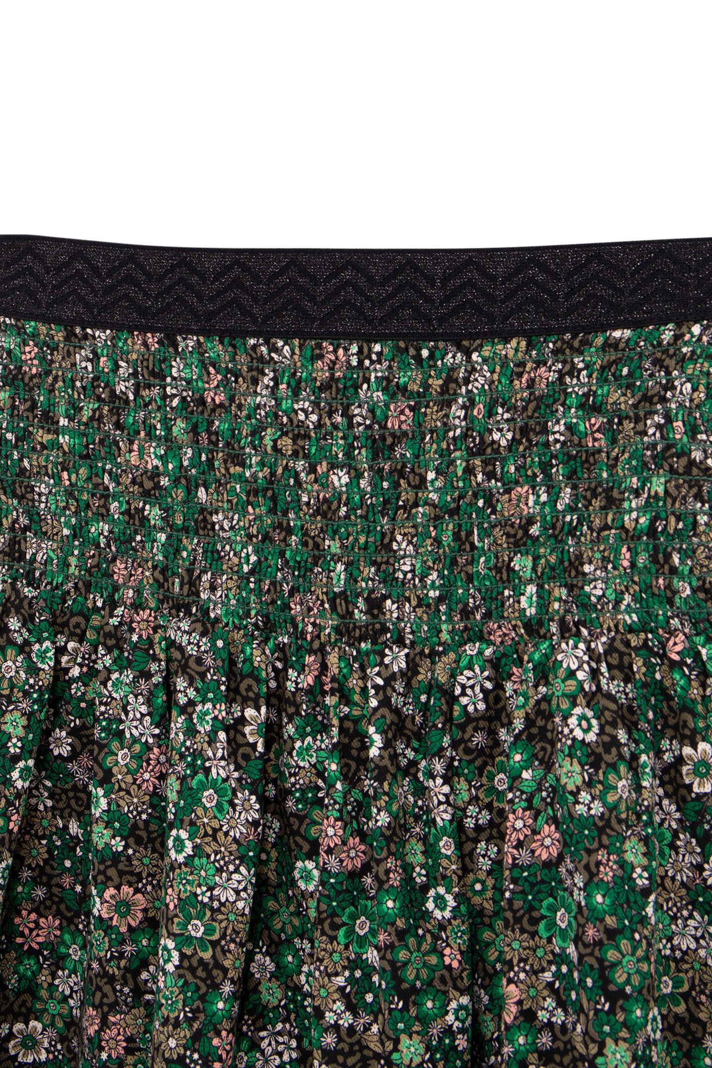 KHAKI SKIRT LENZING™ ECOVERO™ LEOFLORAL PRINT GIRL 3