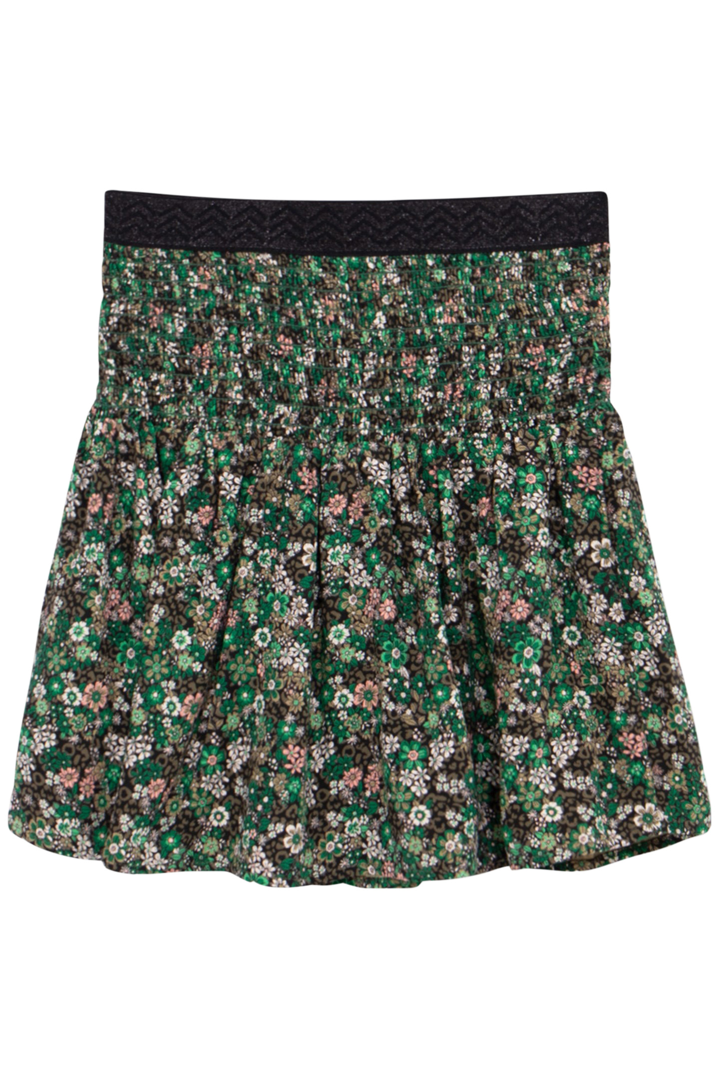 KHAKI SKIRT LENZING™ ECOVERO™ LEOFLORAL PRINT GIRL 2
