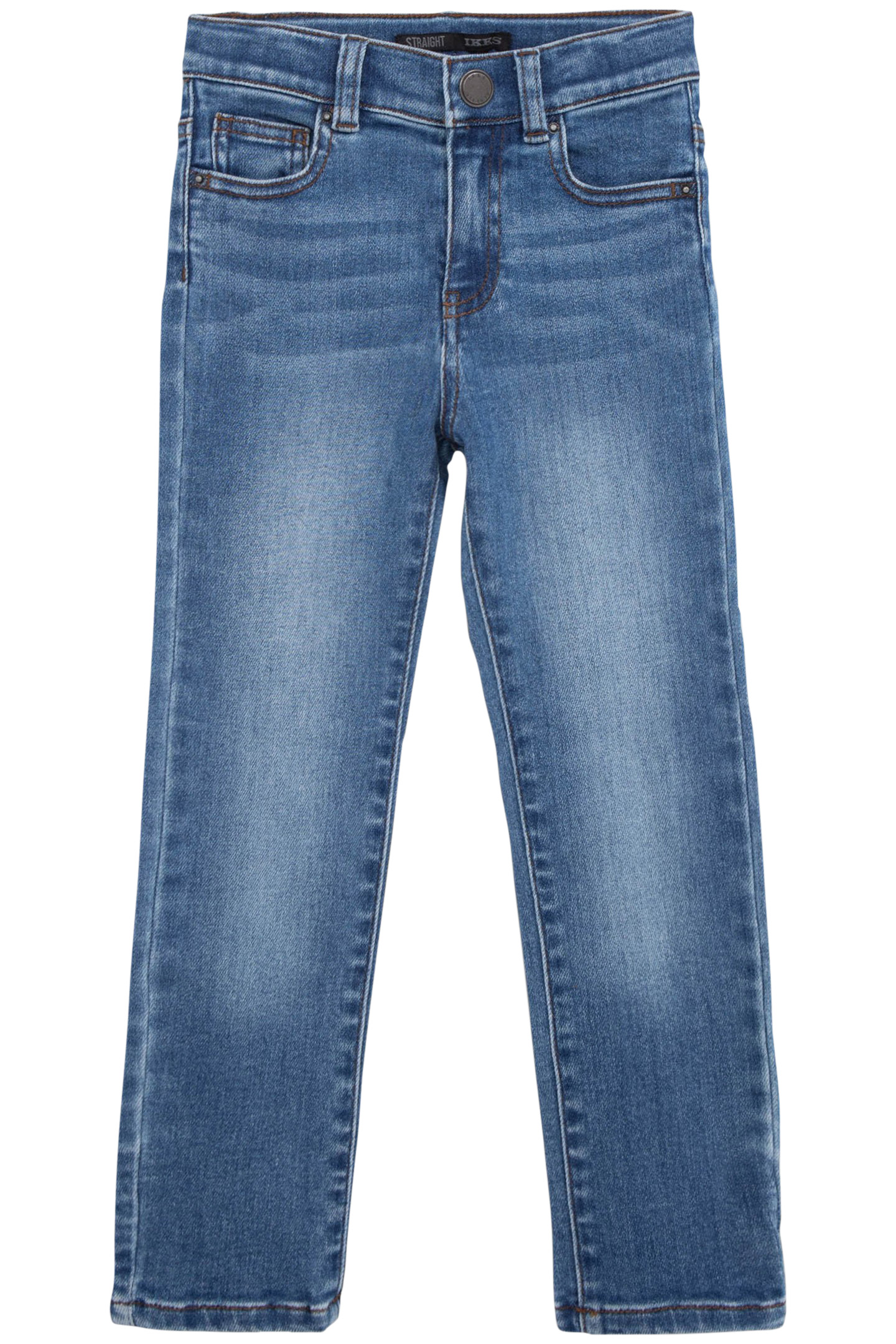 BOYS' BLUE HEAVY-DUTY STRAIGHT-LEG JEANS 1