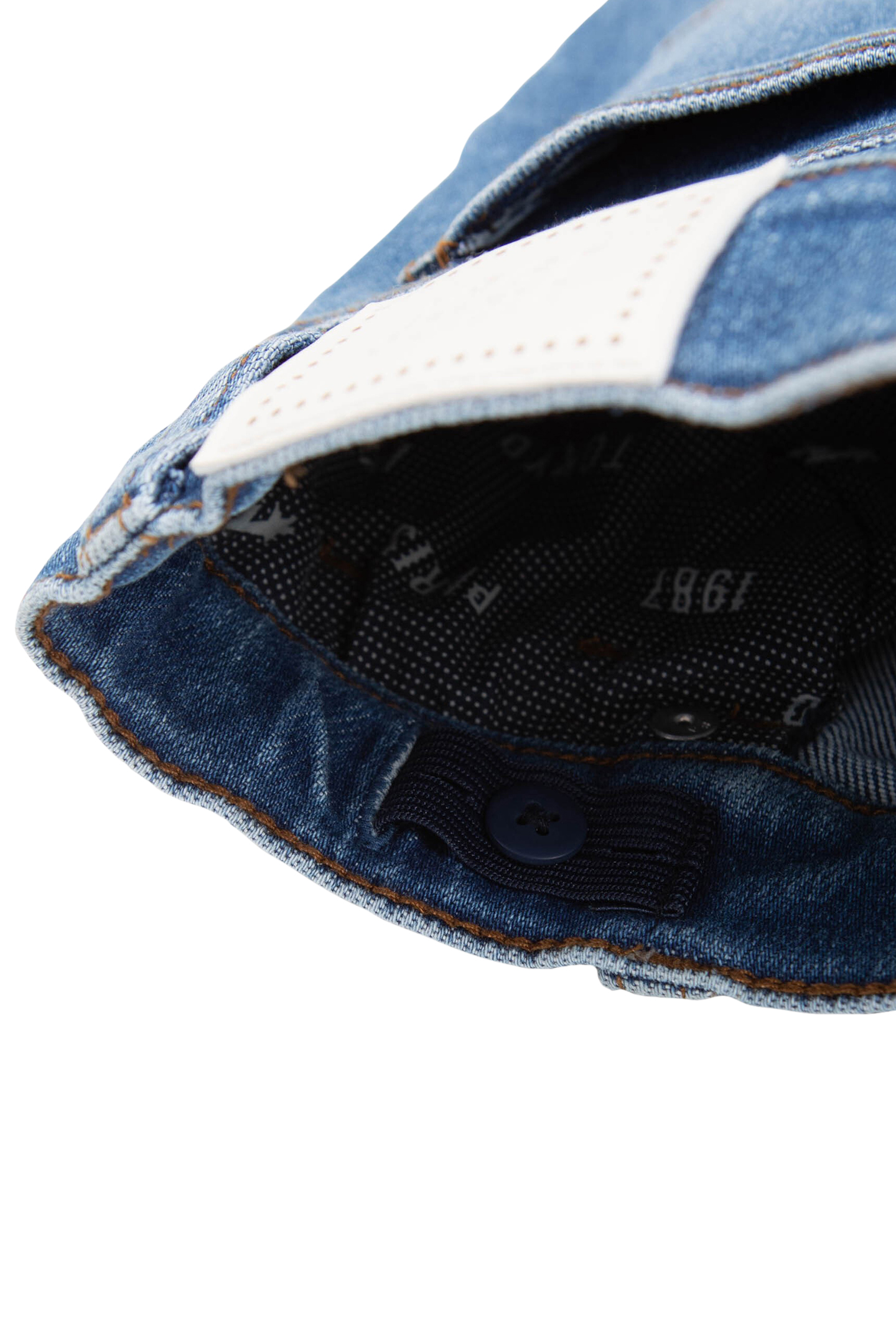 BOYS' BLUE HEAVY-DUTY STRAIGHT-LEG JEANS 7