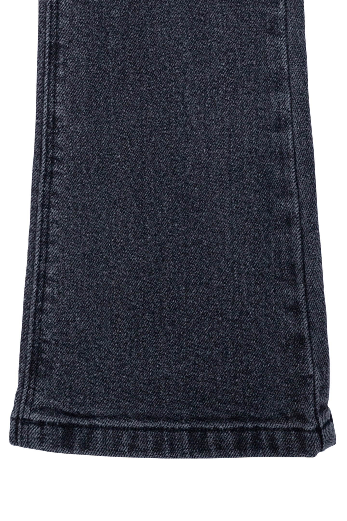 GIRLS' DARK GREY FLARE JEANS 7