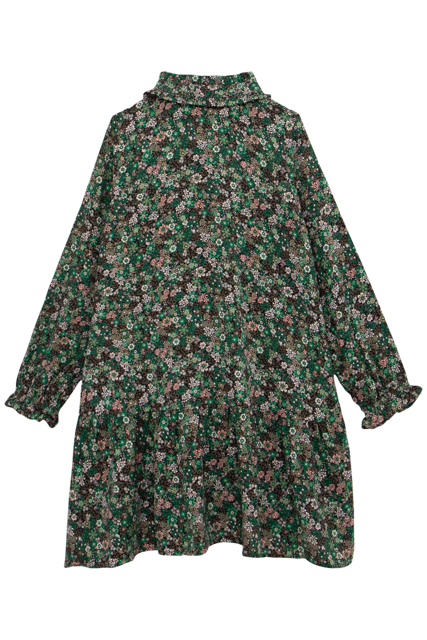 KHAKI DRESS LENZING™ ECOVERO™ LEOFLORAL PRINT GIRL 2