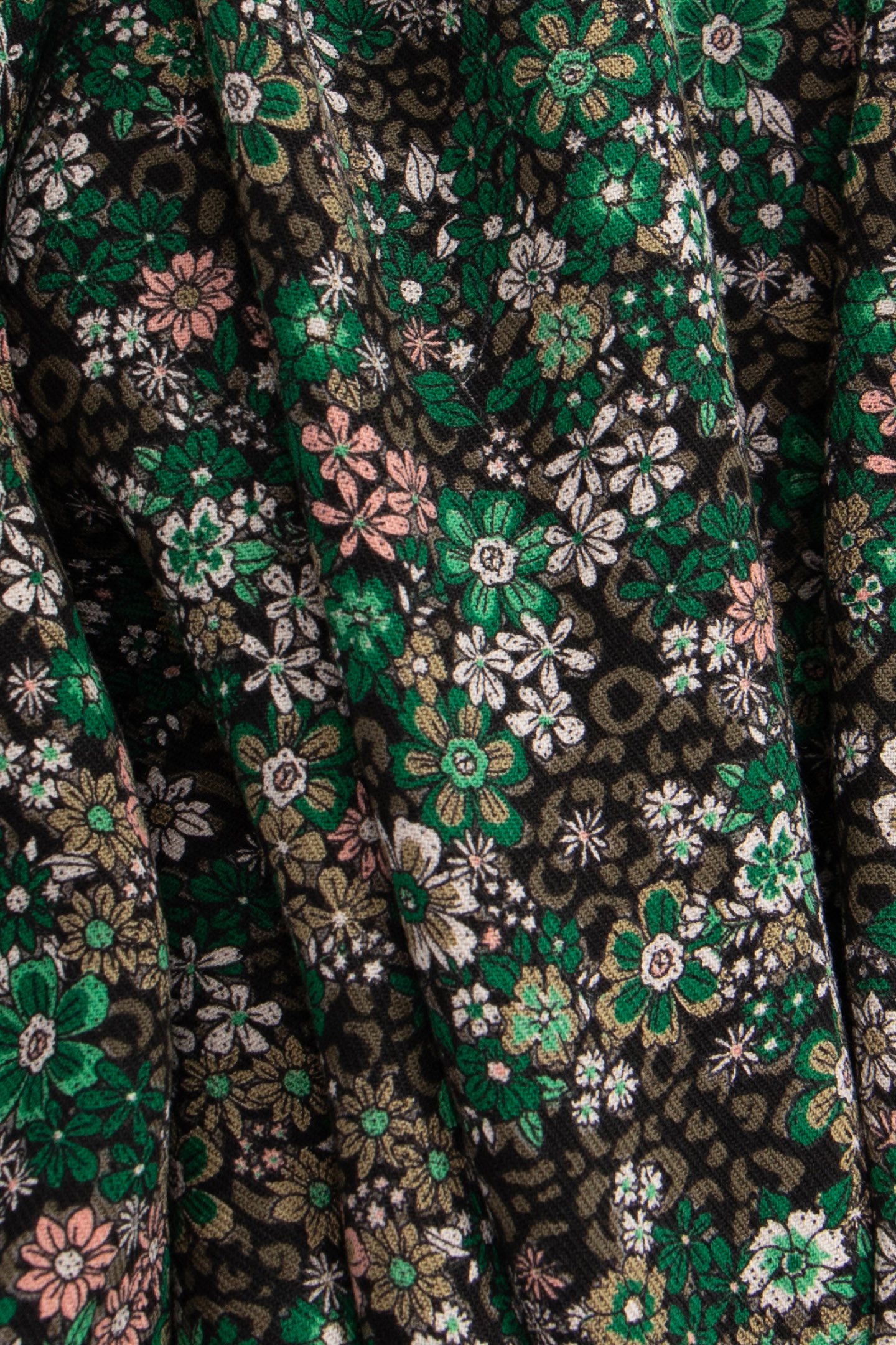 KHAKI DRESS LENZING™ ECOVERO™ LEOFLORAL PRINT GIRL 6