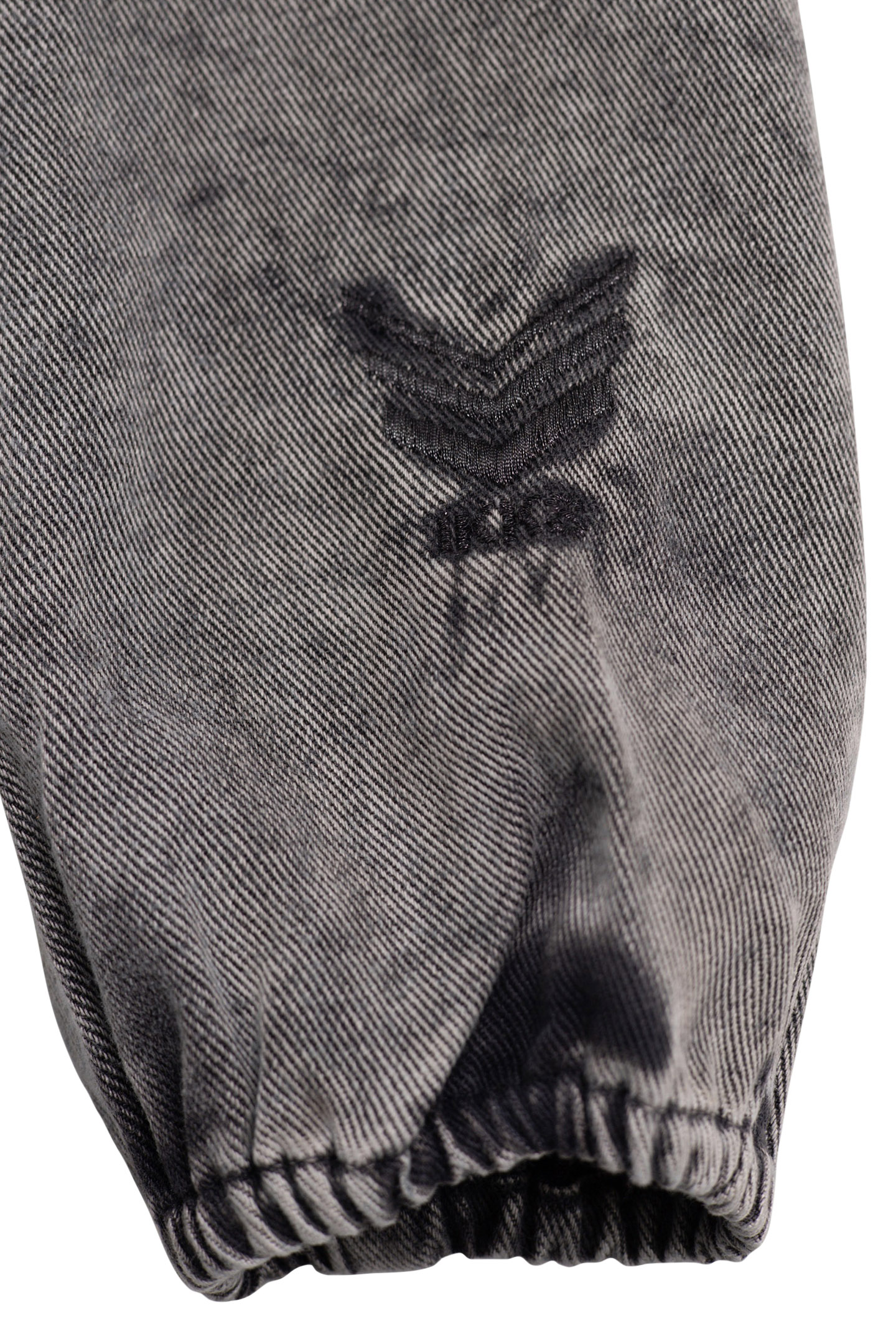 FADED BLACK GIRL'S DRESS WITH RUFFLES AND STUDS 6