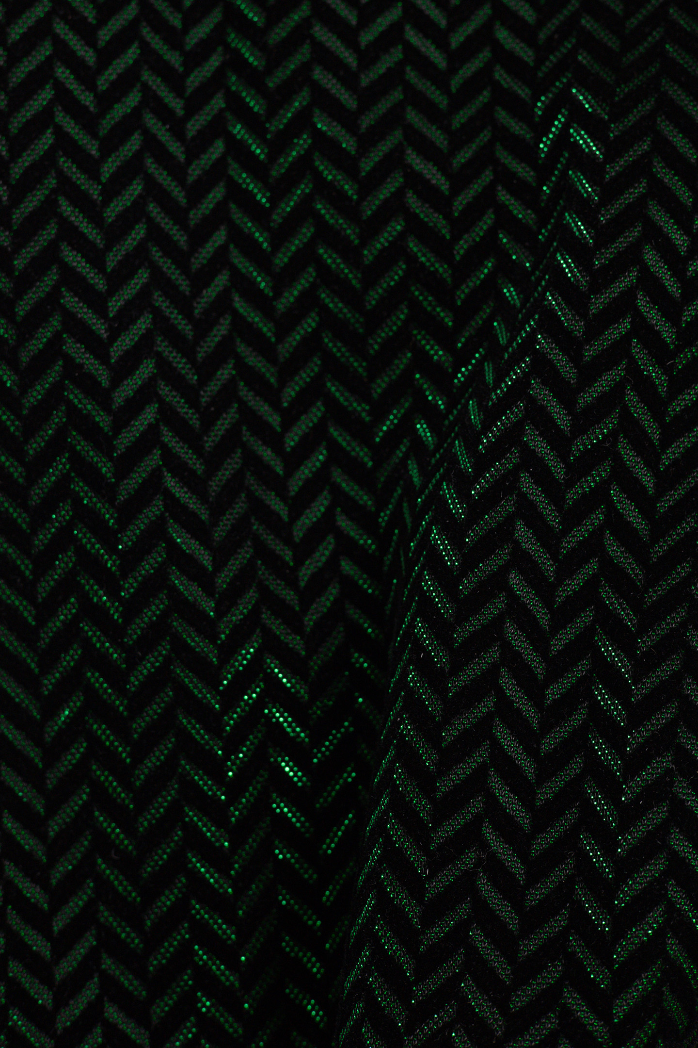 GIRL'S BLACK VELVET HERRINGBONE PATTERN LUREX DRESS 7