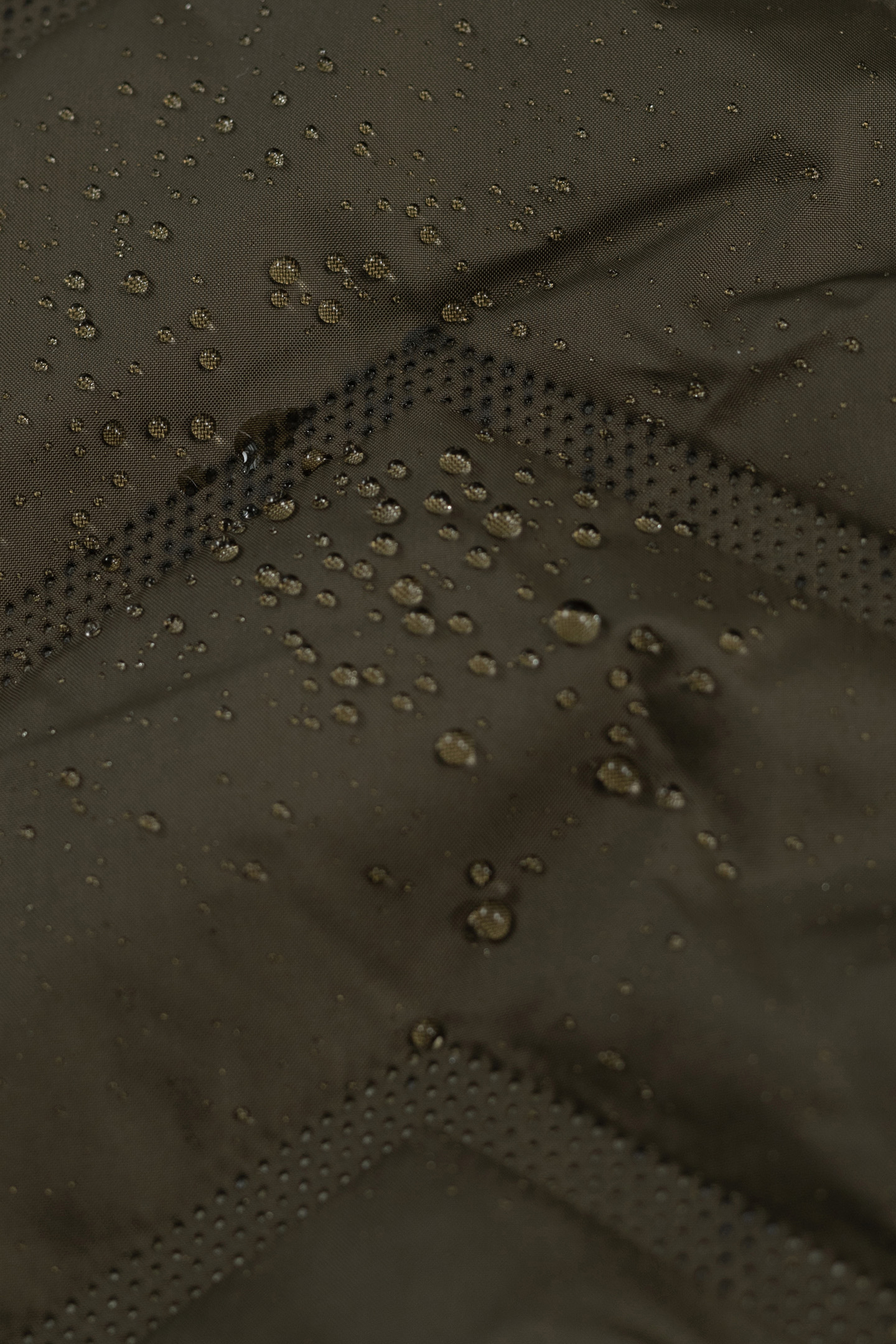 BOY'S KHAKI NYLON HEAT-SEALED HERRINGBONE JACKET 7