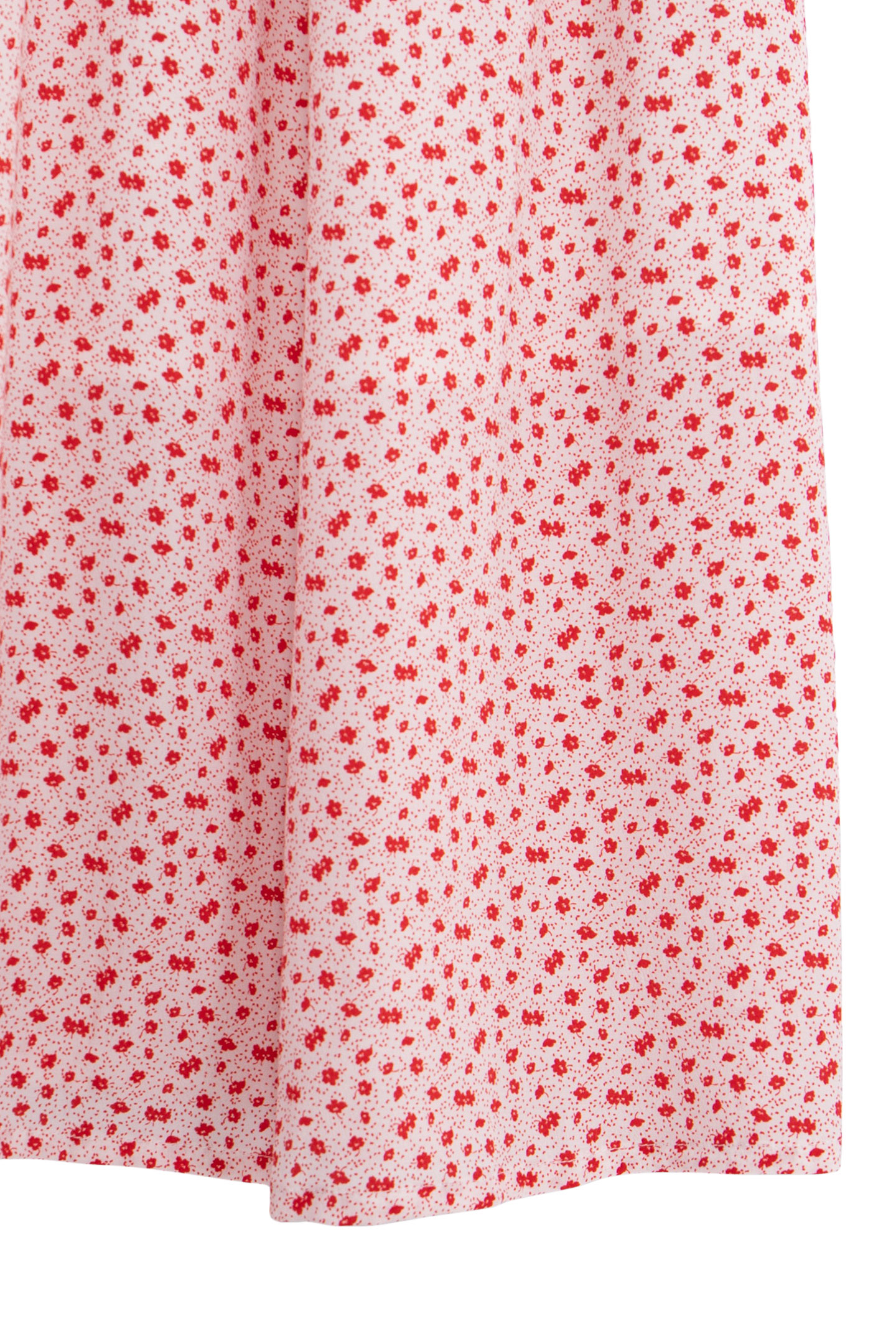 ECRU MIDI DRESS LENZING™ ECOVERO™ RED FLOWERS GIRL 5