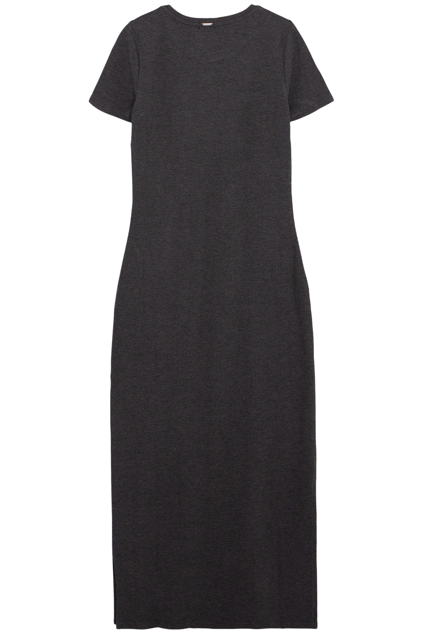 GIRL'S GREY RIB-KNIT TUBE DRESS 2