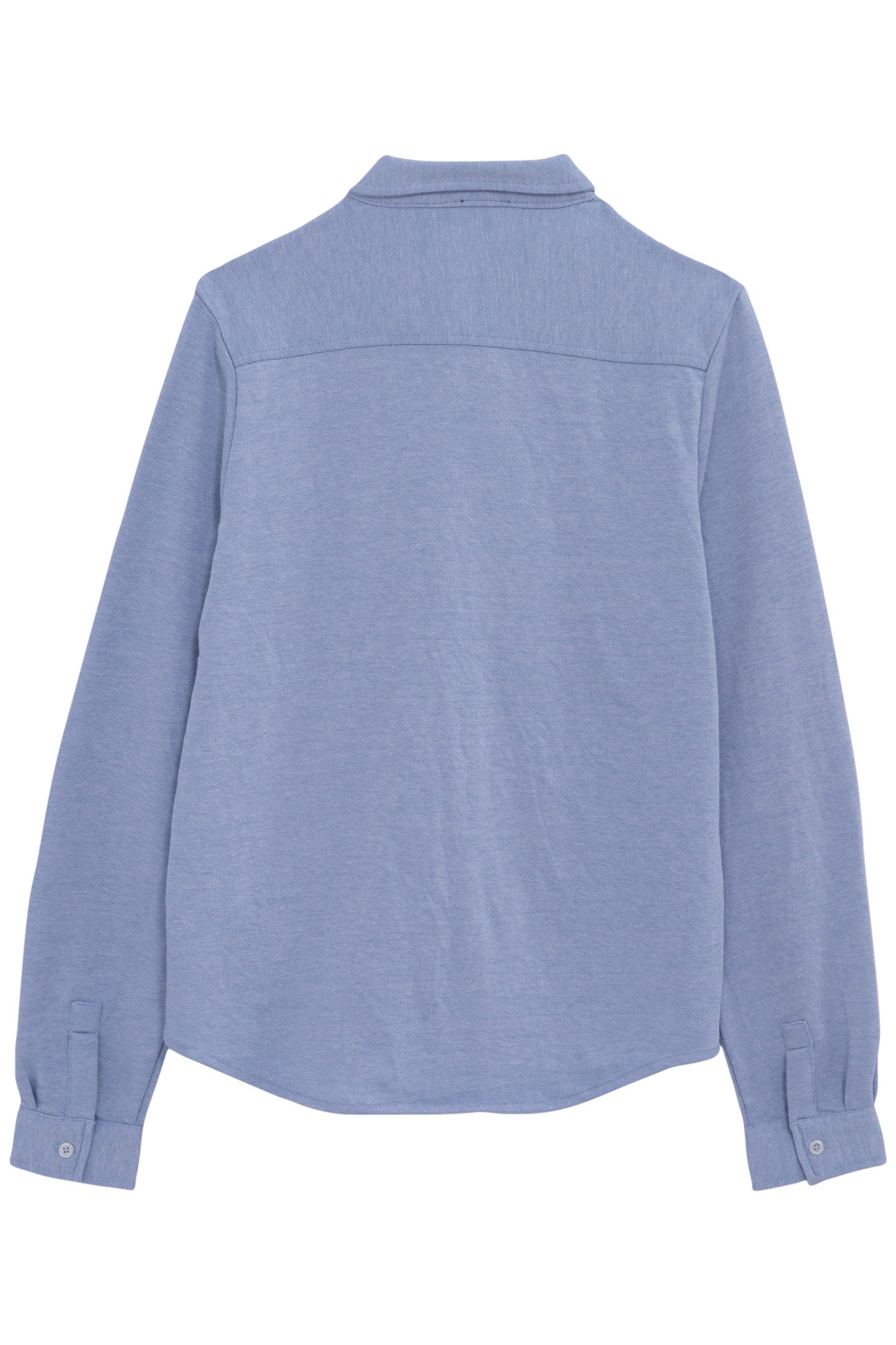 BOY'S BLUE DENIM-EFFECT KNIT SHIRT 2