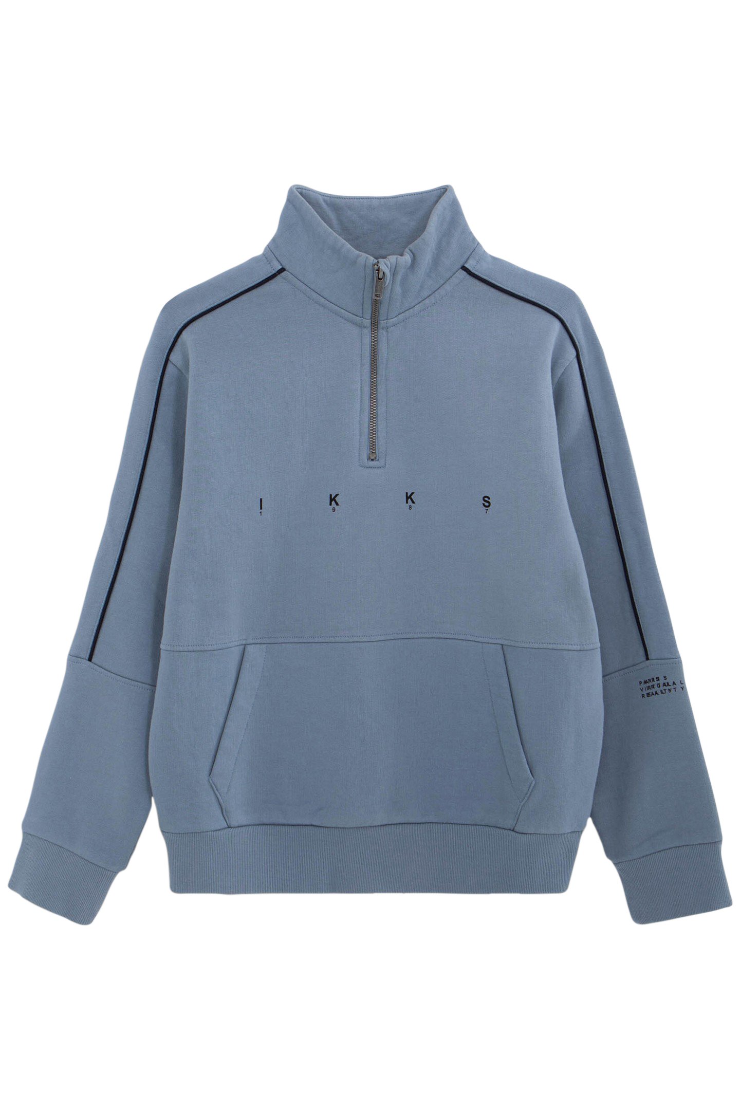BOY'S BLUE TRUCKER-NECK SWEATSHIRT 1