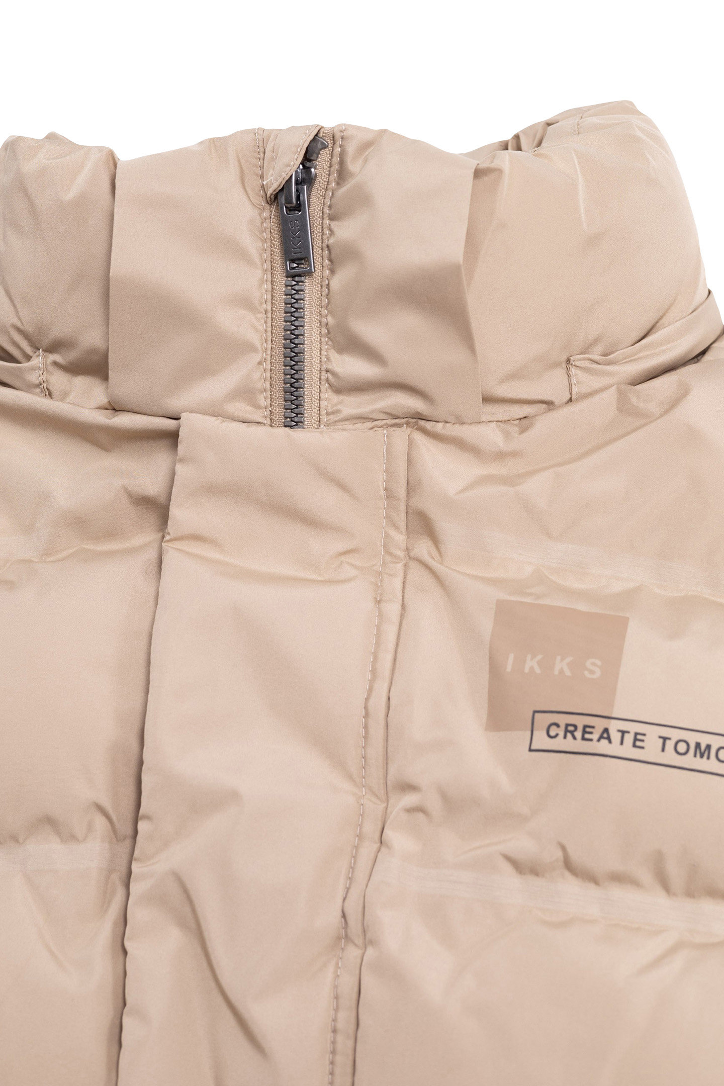 BOY'S BEIGE DOWN JACKET WITH REMOVABLE HOOD 5