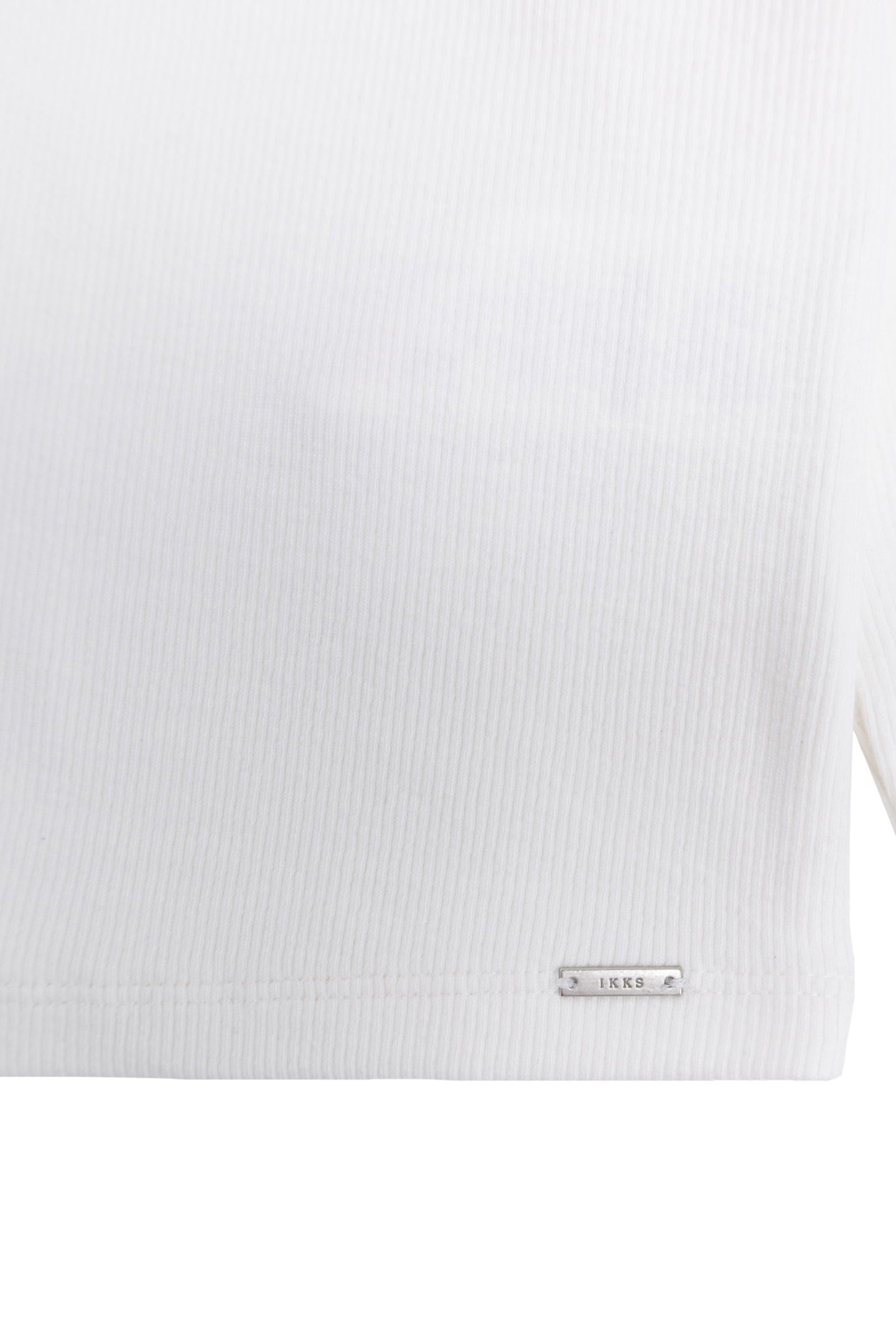 ECRU T-SHIRT WITH RIB KNIT HOOD AND GIRL'S MESSAGE 4