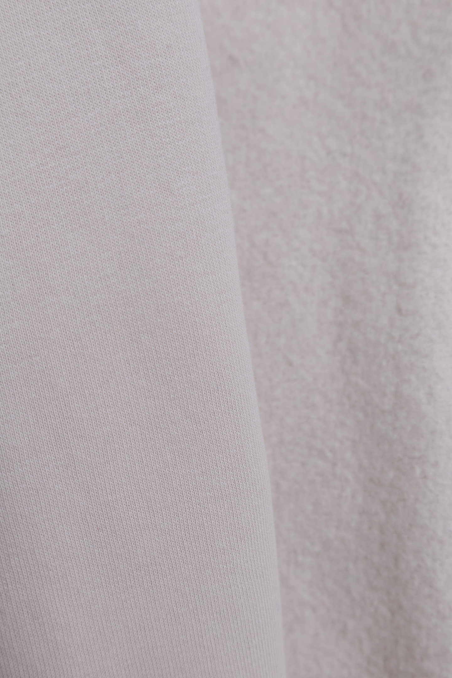 GIRL'S TWO-TONE BEIGE FLEECE BOMBER CARDIGAN 8