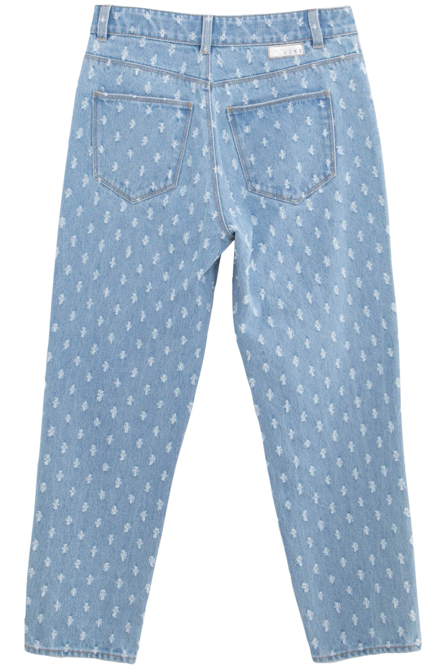 MOM BLUE ALLOVER GIRL JEANS 2
