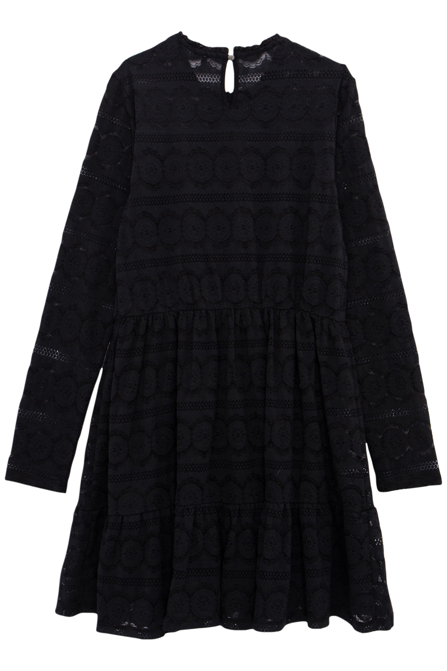 GIRL'S ALL-LACE BLACK DRESS 2