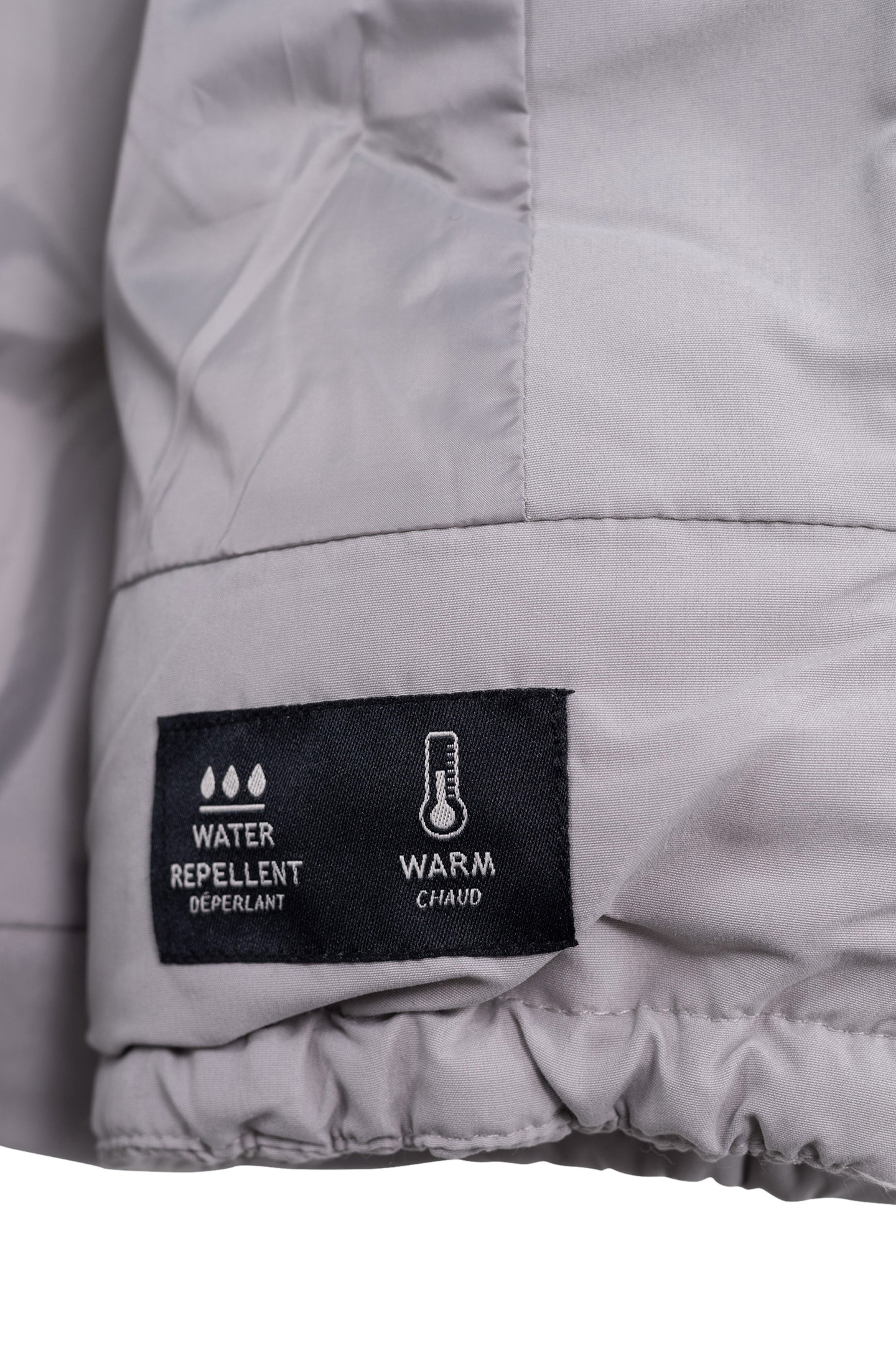 GIRL'S SHORT RECYCLED GREY QUILTED DOWN JACKET 6