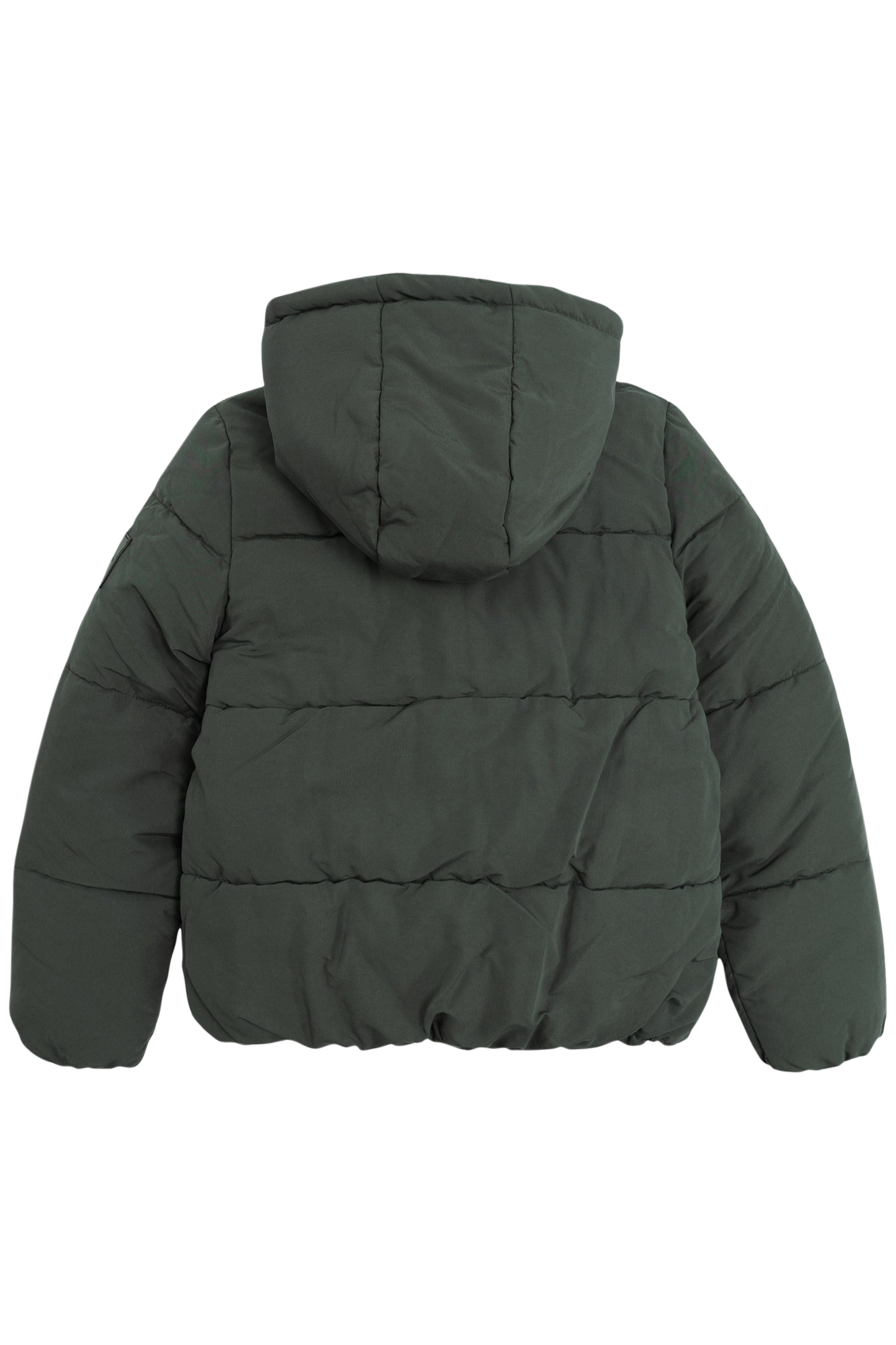 GIRL'S 2-IN-1 KHAKI DOWN JACKET WITH SHERPA VEST 2