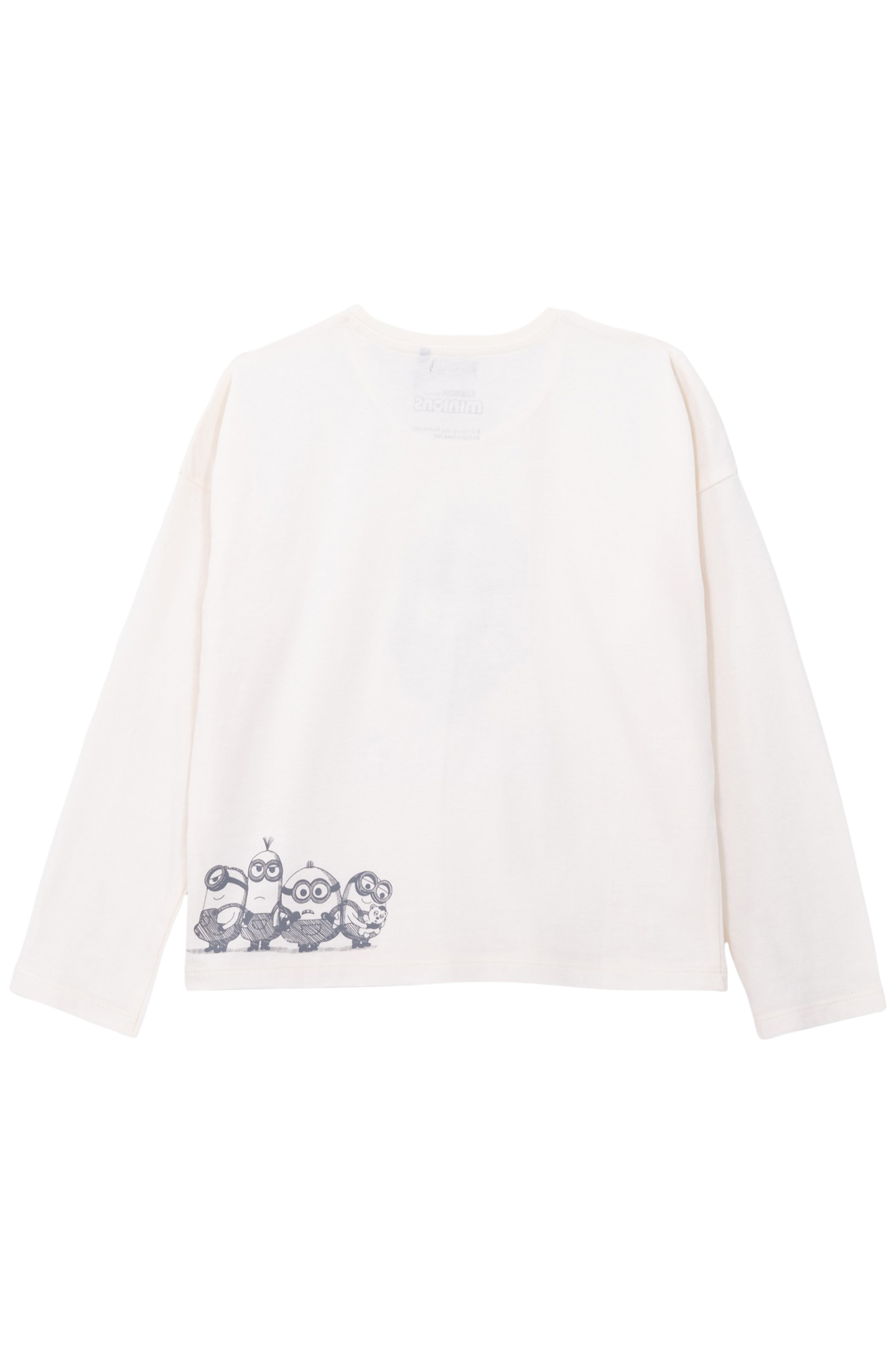 ORGANIC COTTON T-SHIRT WITH MINIONS MESSAGE FOR GIRLS 2