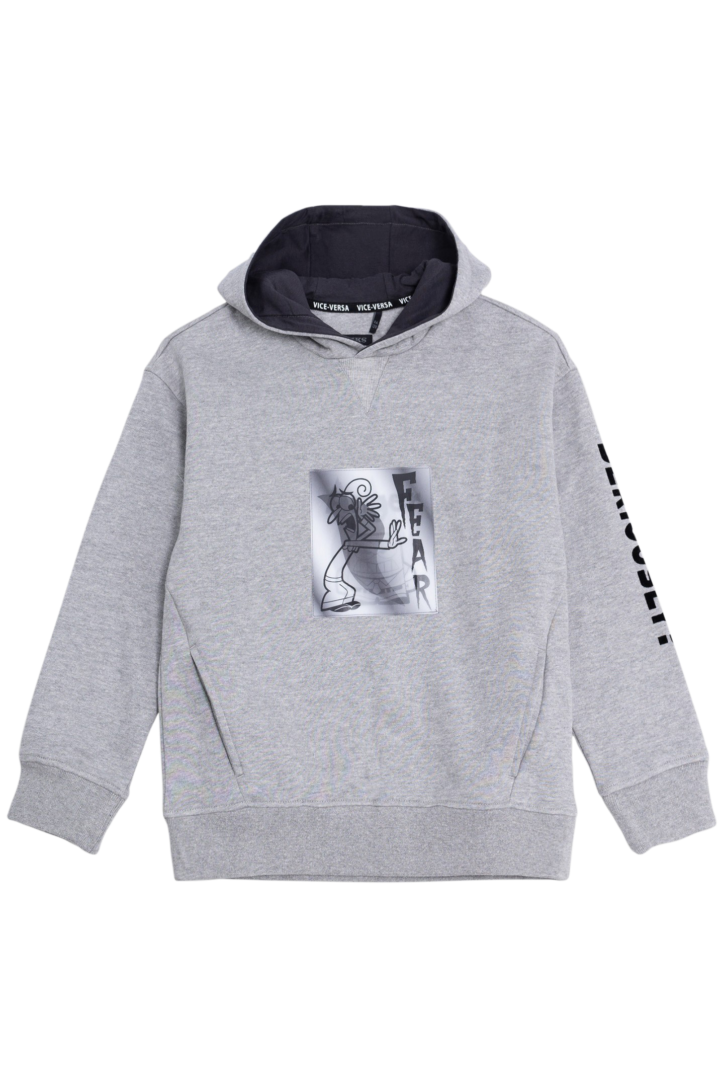 VICE-VERSA BOY'S VISUAL GREY LENTICULAR SWEATSHIRT 1