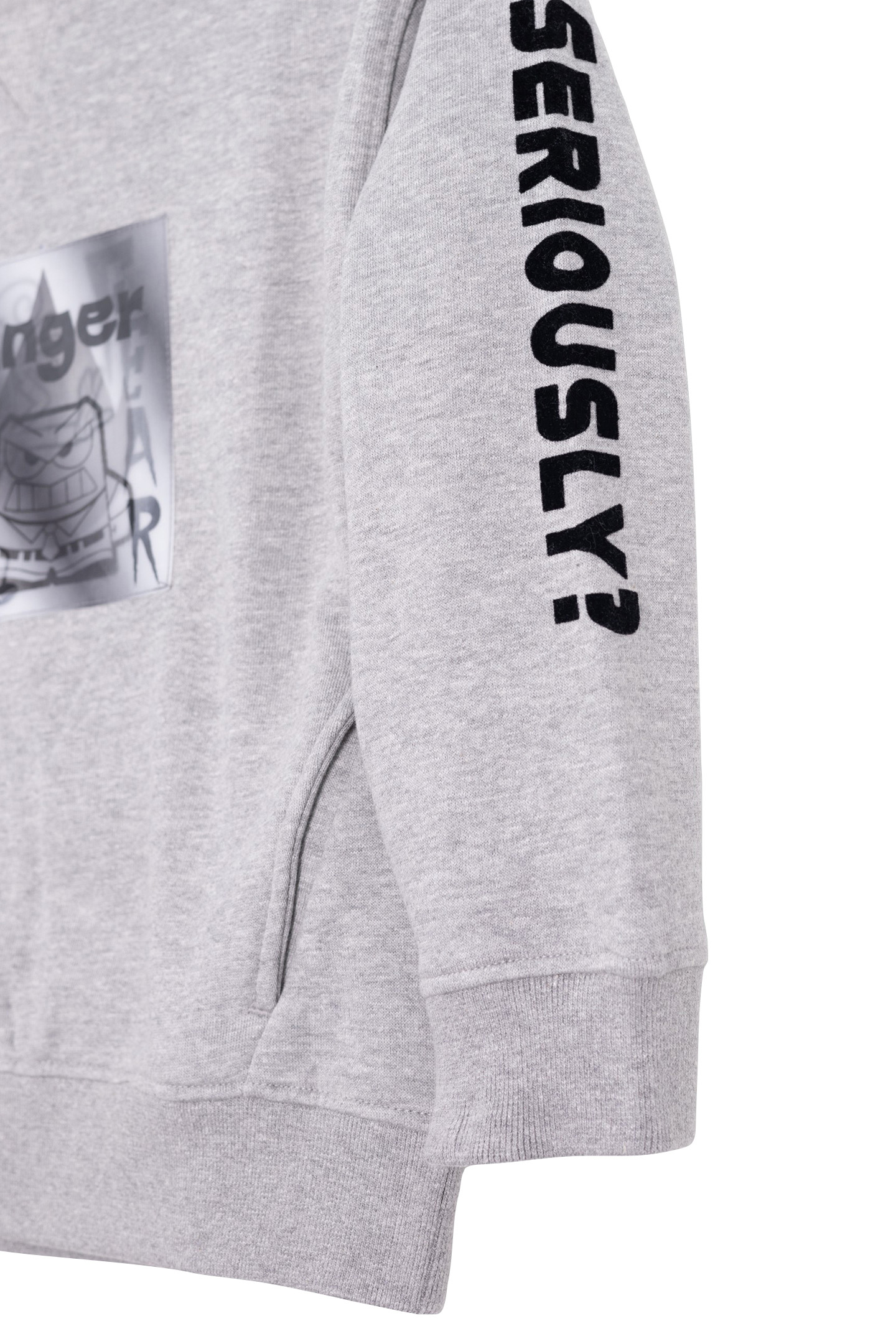 VICE-VERSA BOY'S VISUAL GREY LENTICULAR SWEATSHIRT 4