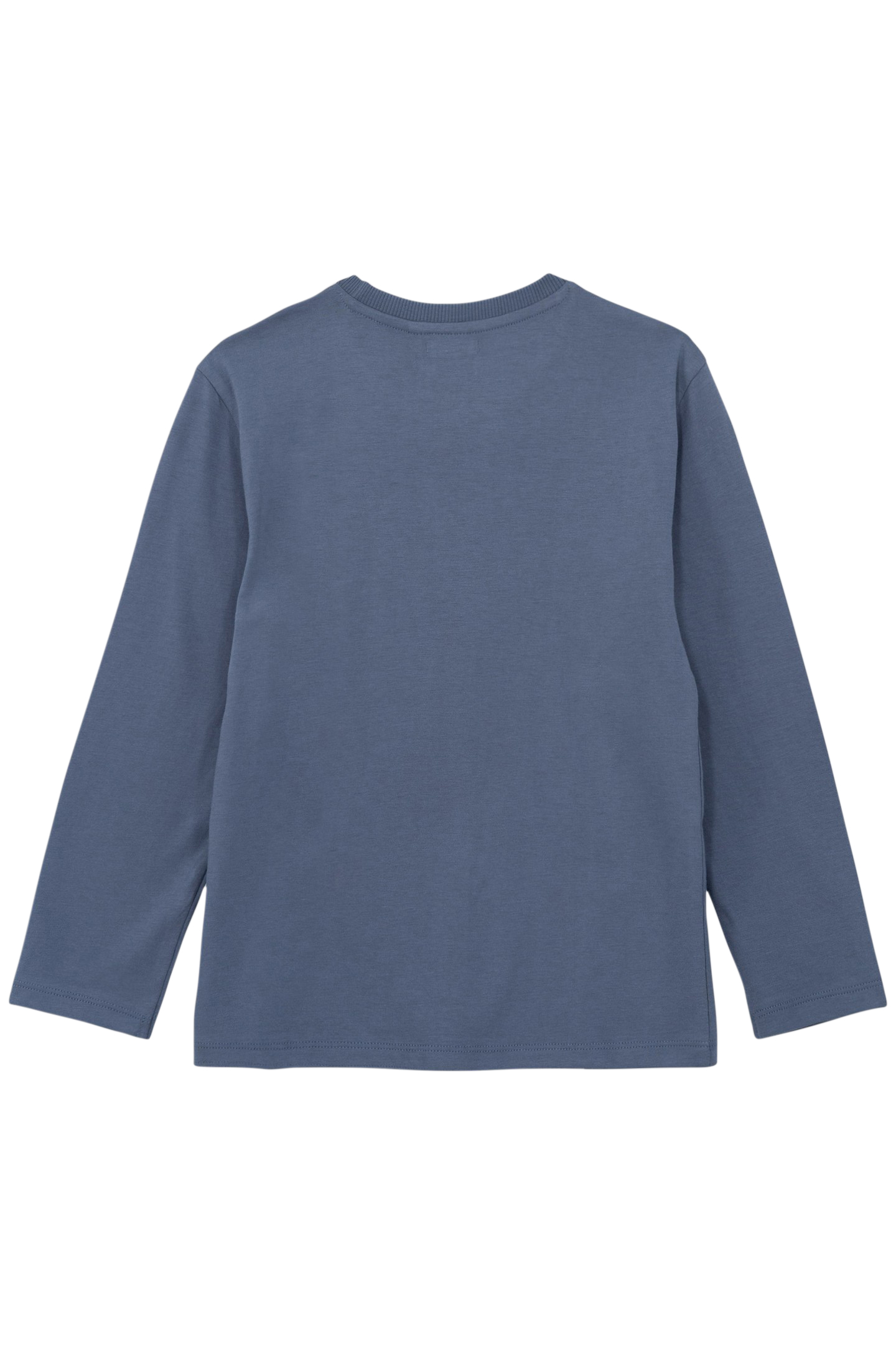 BOY'S BLUE ORGANIC COTTON EMBOSSED VICE-VERSA T-SHIRT 2