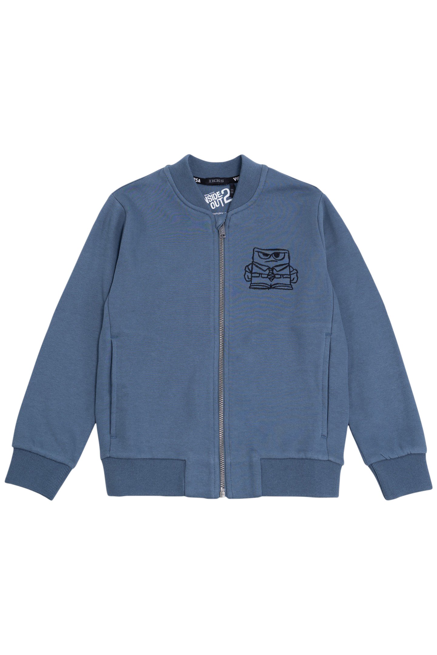 BOY'S BLUE EMBOSSED AND EMBROIDERED VICE-VERSA CARDIGAN 1