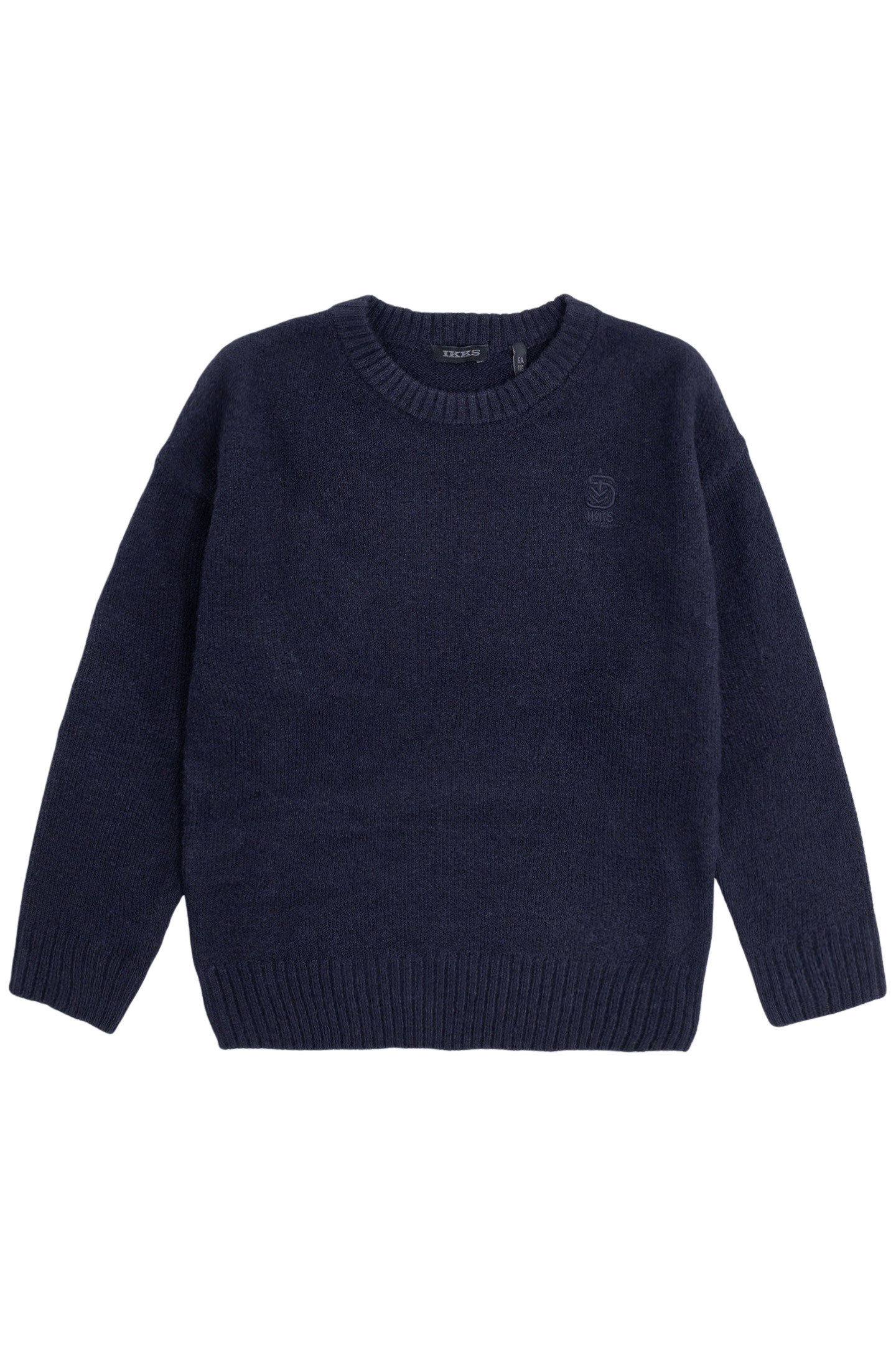 BOY'S FLUFFY KNIT NAVY SWEATER 1