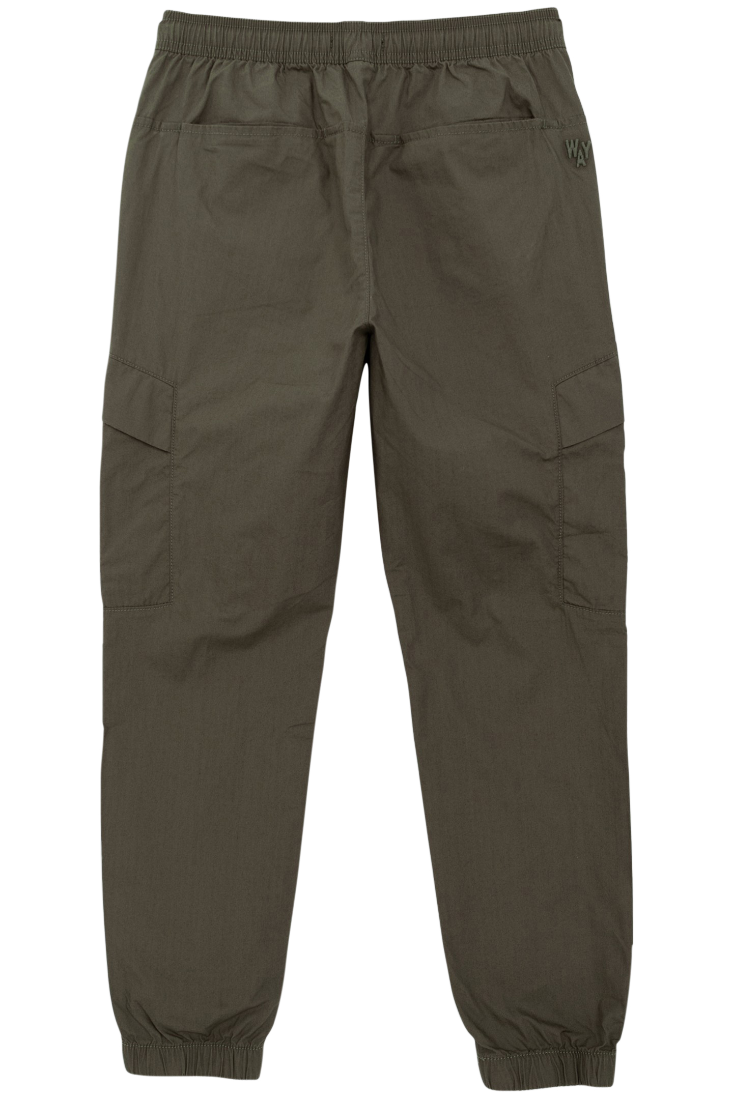 BOYS’ KHAKI CARGO TROUSERS WITH ELASTICATED WAIST & CUFFS 2