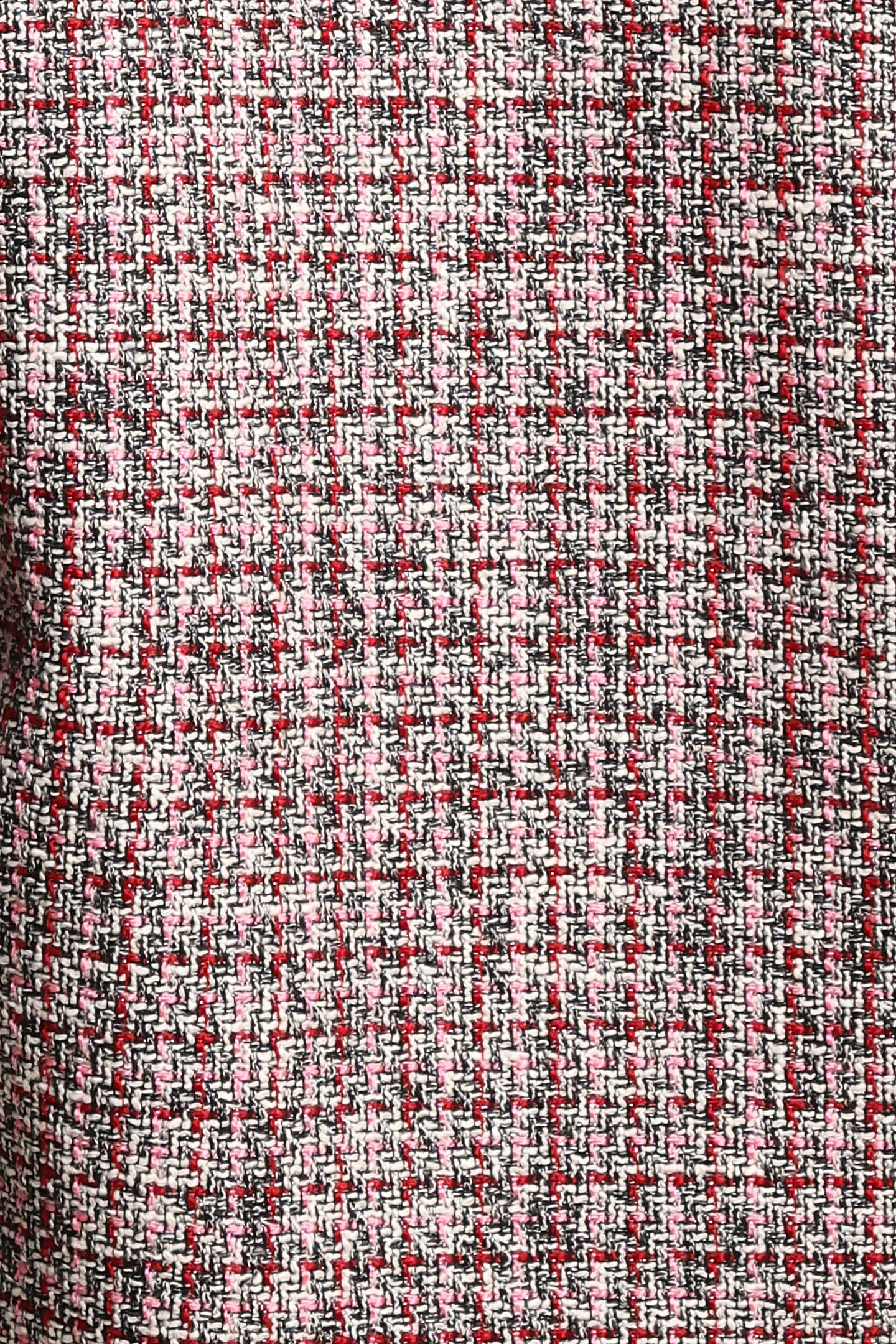 RED DECORATIVE TWEED-STYLE OVERSHIRT 7