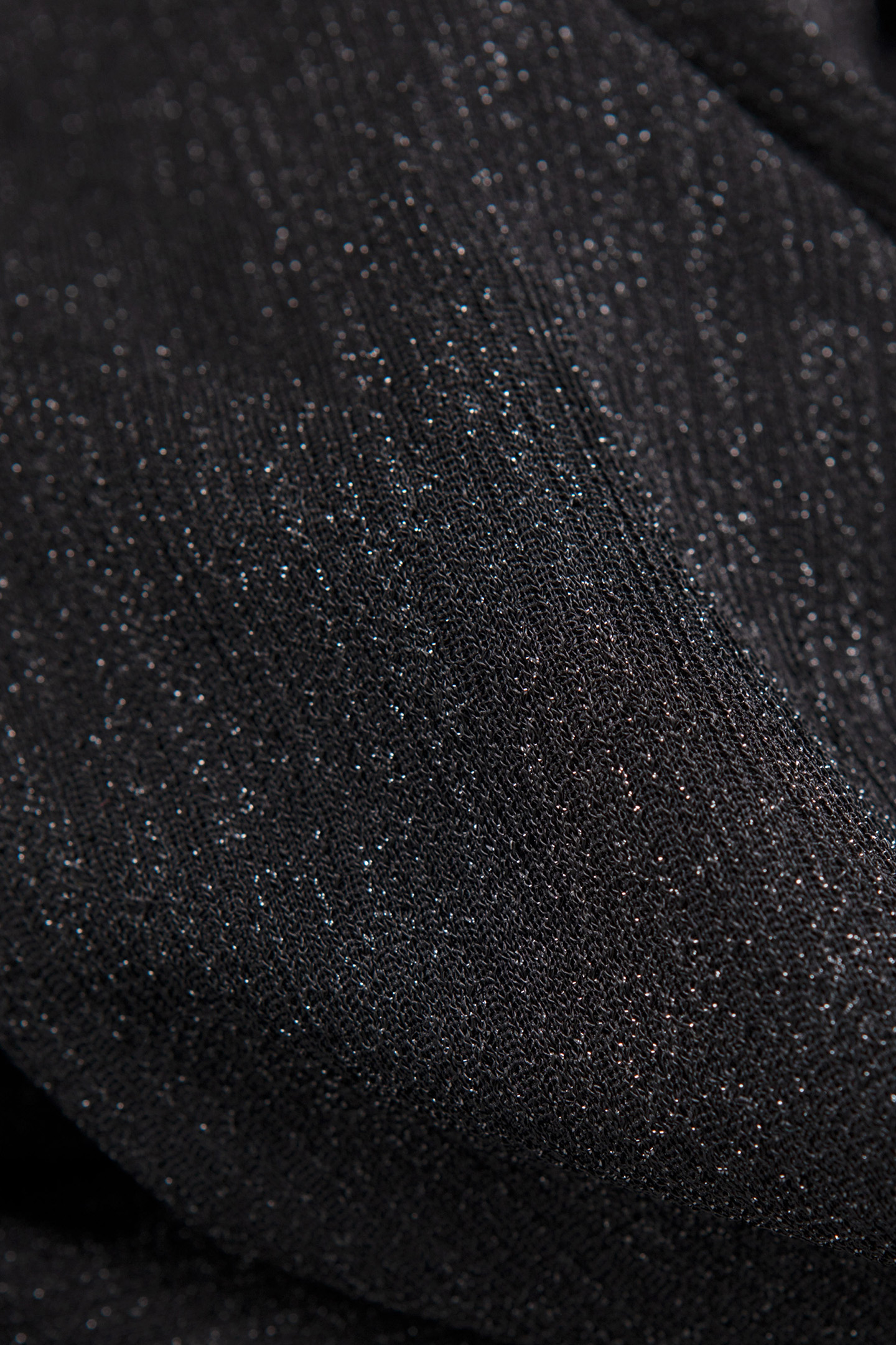 BLACK GLITTERY KNIT SHIRT 7