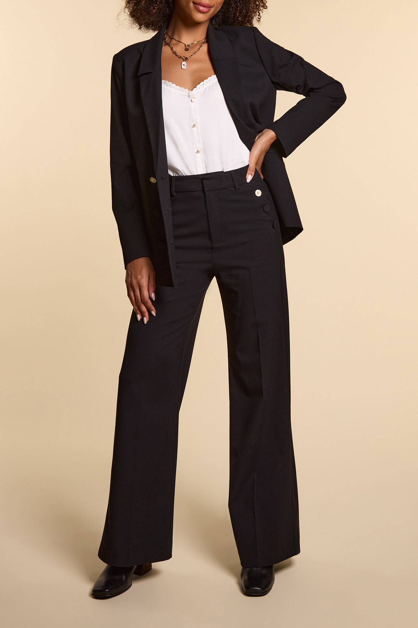 OFF-WHITE LINGERIE TOP WITH THIN STRAPS 4