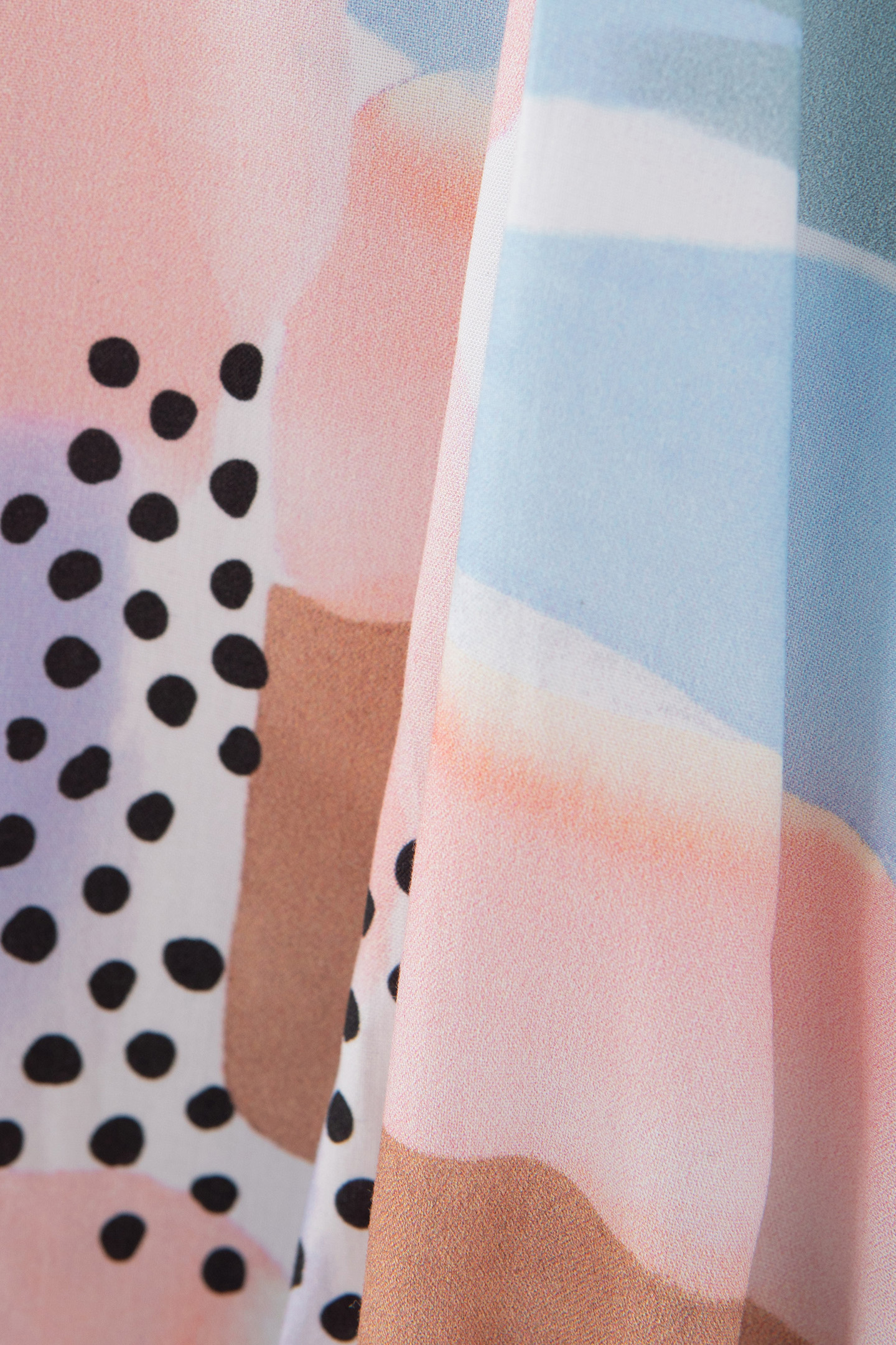 ECRU SHIRT WITH WATERCOLOUR PRINT 7