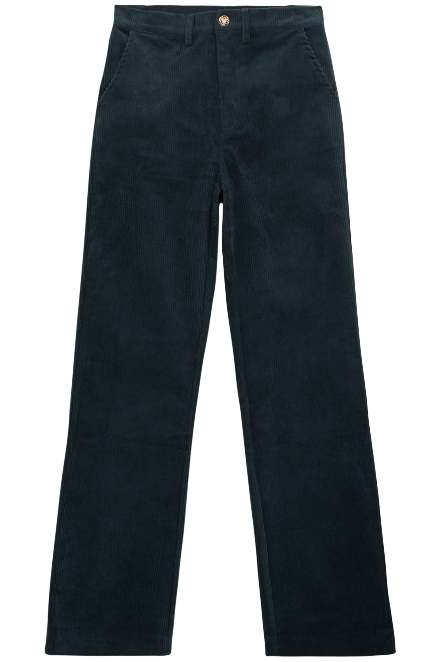 NIGHT GREEN CORDUROY SUIT TROUSERS 3