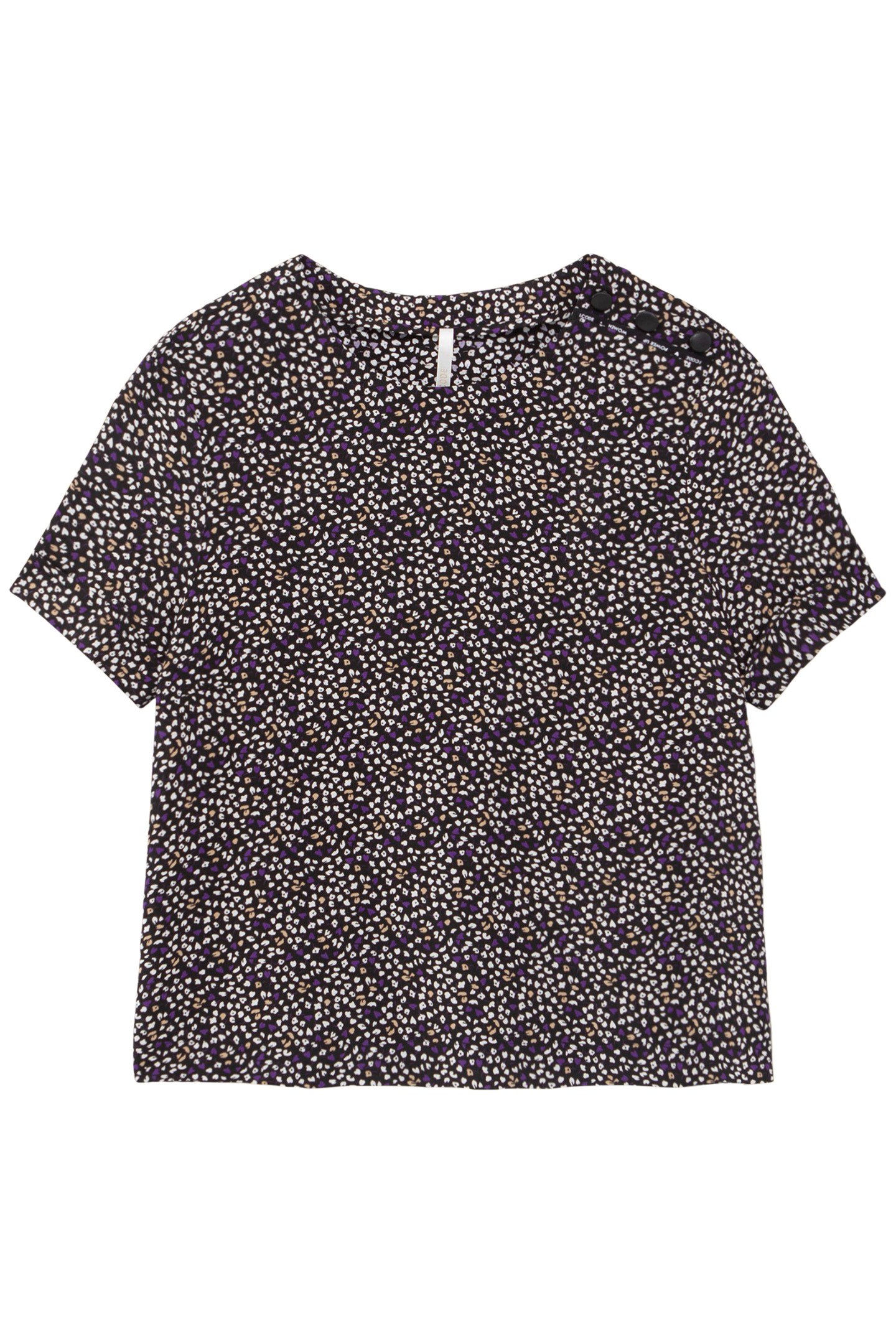 BLACK TOP WITH MICRO FLORAL-LEOPARD PRINT 3
