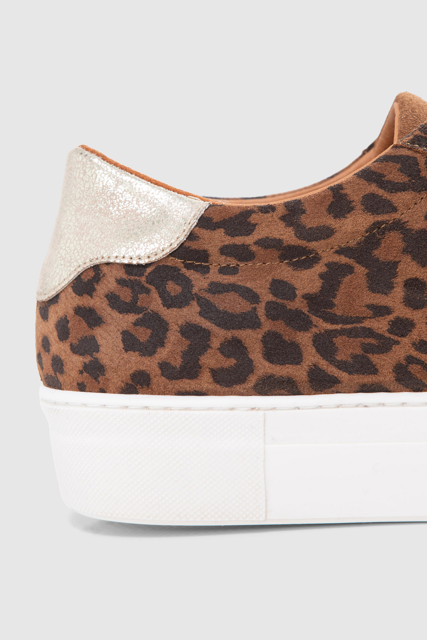 LEOPARD PRINT SNEAKERS WITH VELCRO FASTENING 6