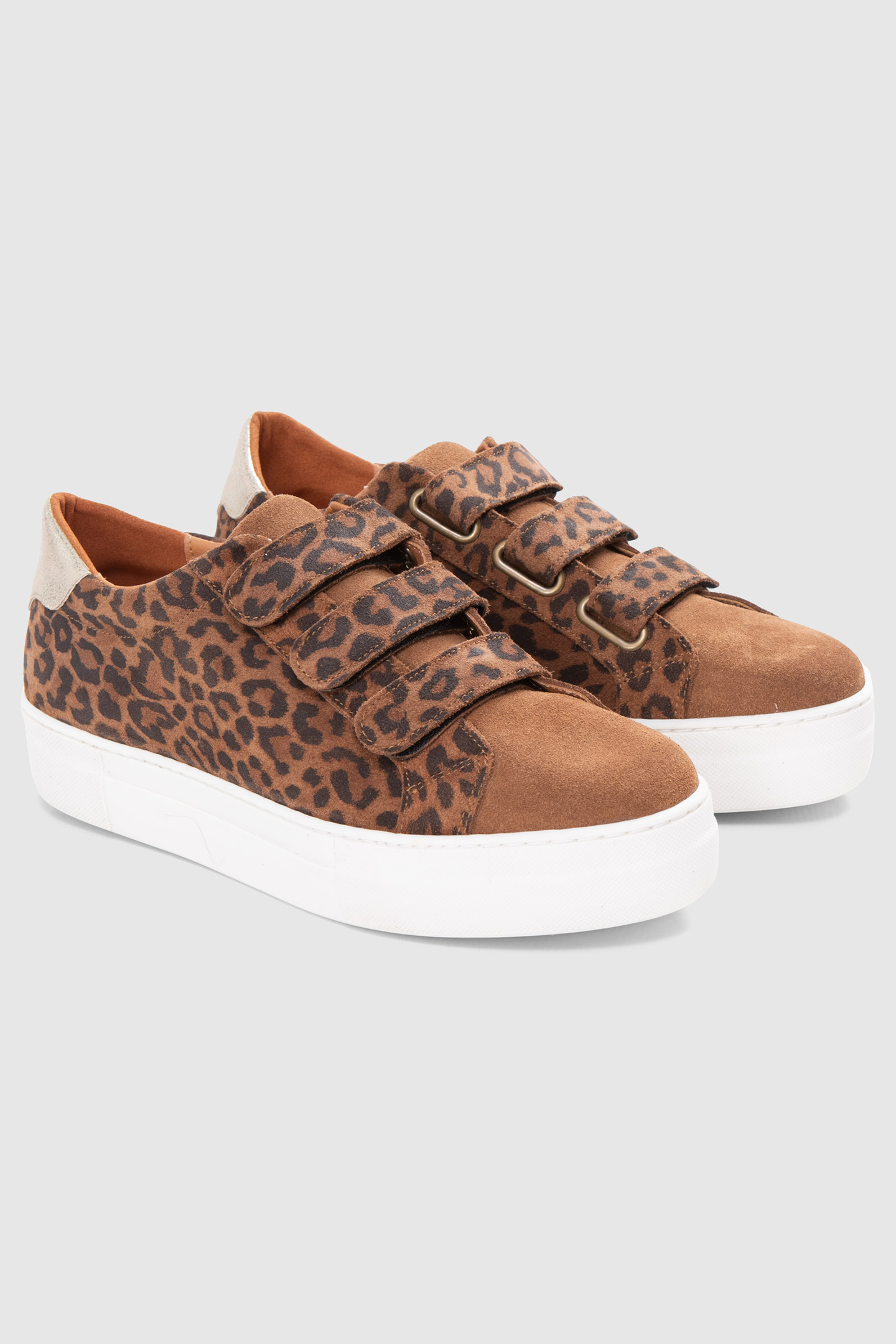 LEOPARD PRINT SNEAKERS WITH VELCRO FASTENING 2