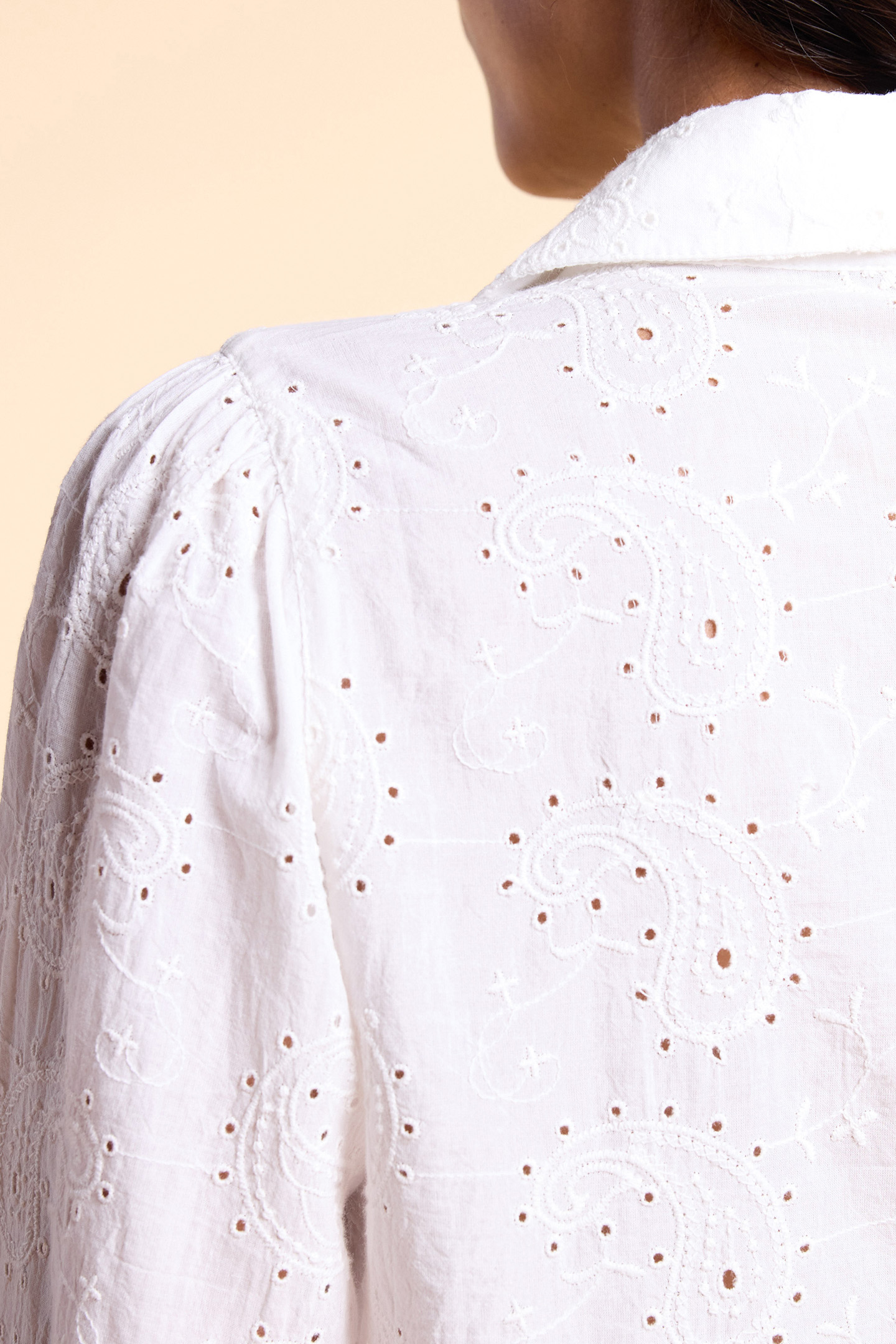 ECRU ENGLISH EMBROIDERY SHIRT 6