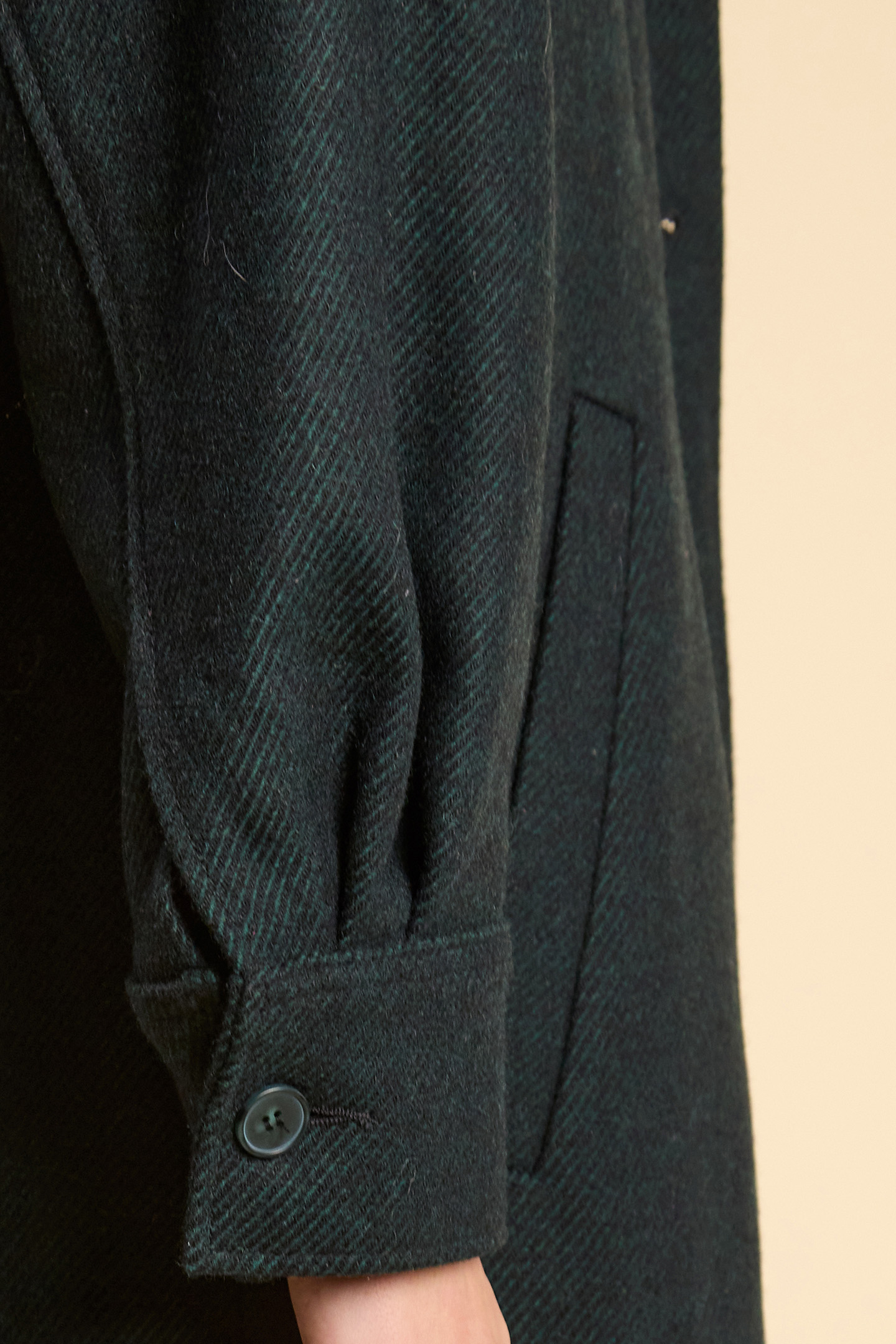 MIDNIGHT GREEN OVERCOAT 8